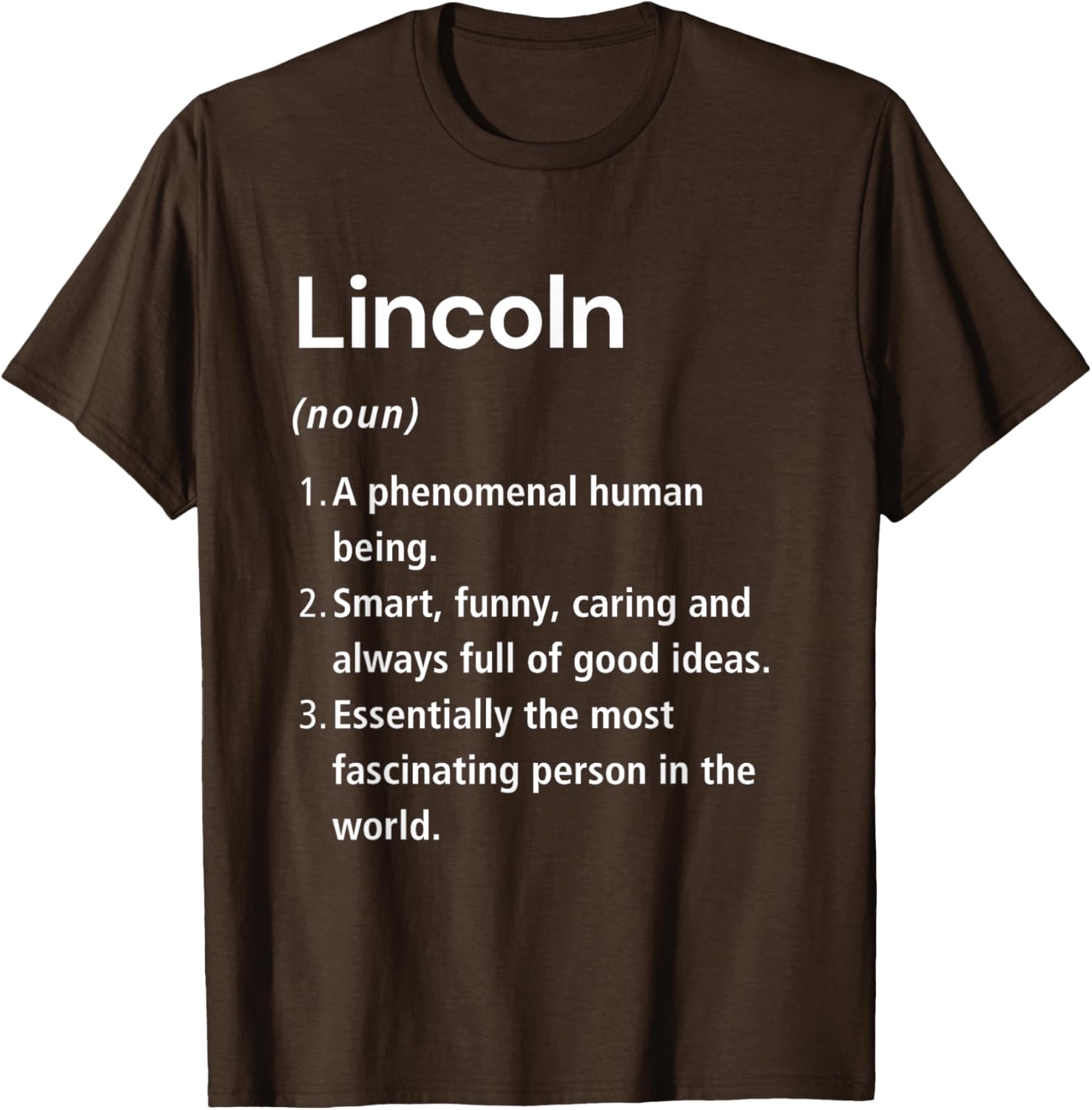 Funny Lincoln Name Definition T-Shirt for Unique Style and Humor - 22