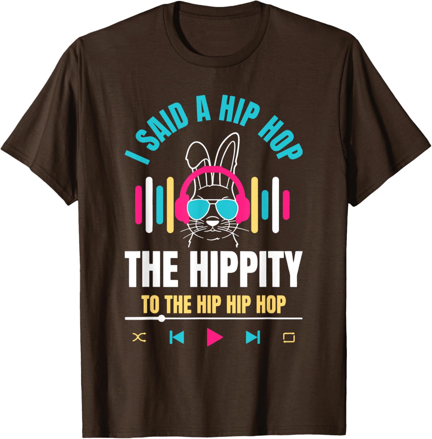 Funny Hip Hop Bunny Easter T-Shirt for Kids and Adults β Cute Spring Tee - 13