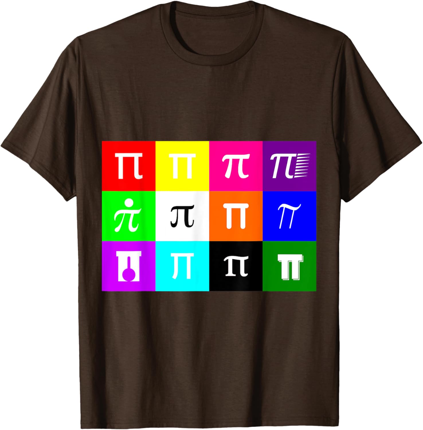 Colorblock Happy Pi Day T-Shirt for Math Geometry Nerds and Geeks - 28