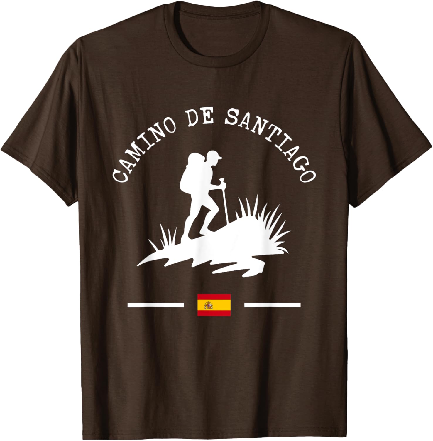 Camino de Santiago Hiker Trekking T-Shirt for Pilgrims and Adventurers - 2