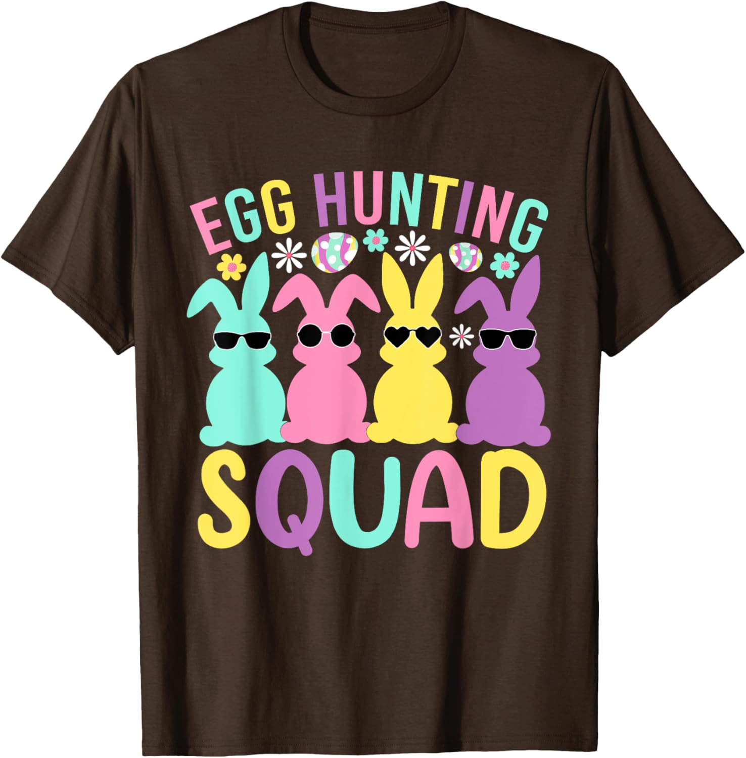 Egg Hunting Squad Family Bunny T-Shirt for Happy Easter Celebrations - 7