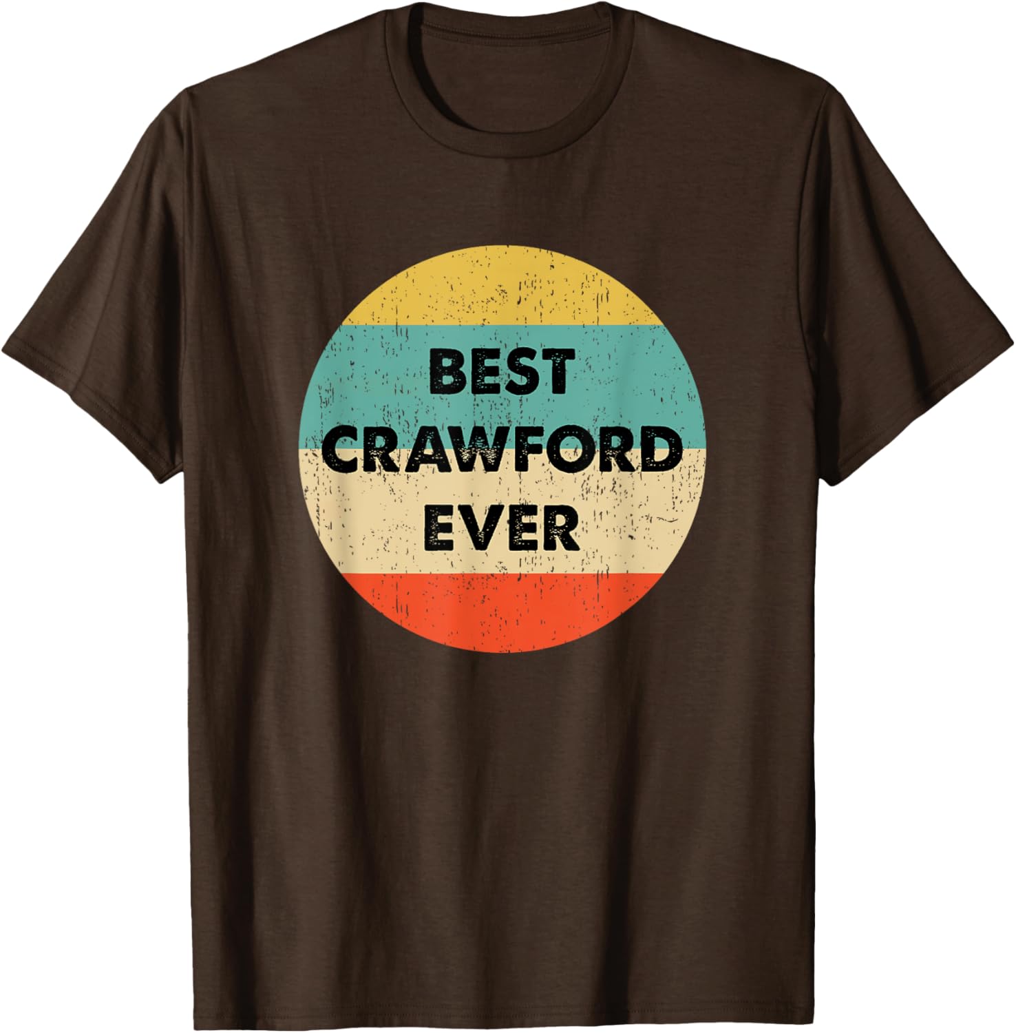 Crawford Personalized T-Shirt for Men and Women - Stylish Name Apparel - 14
