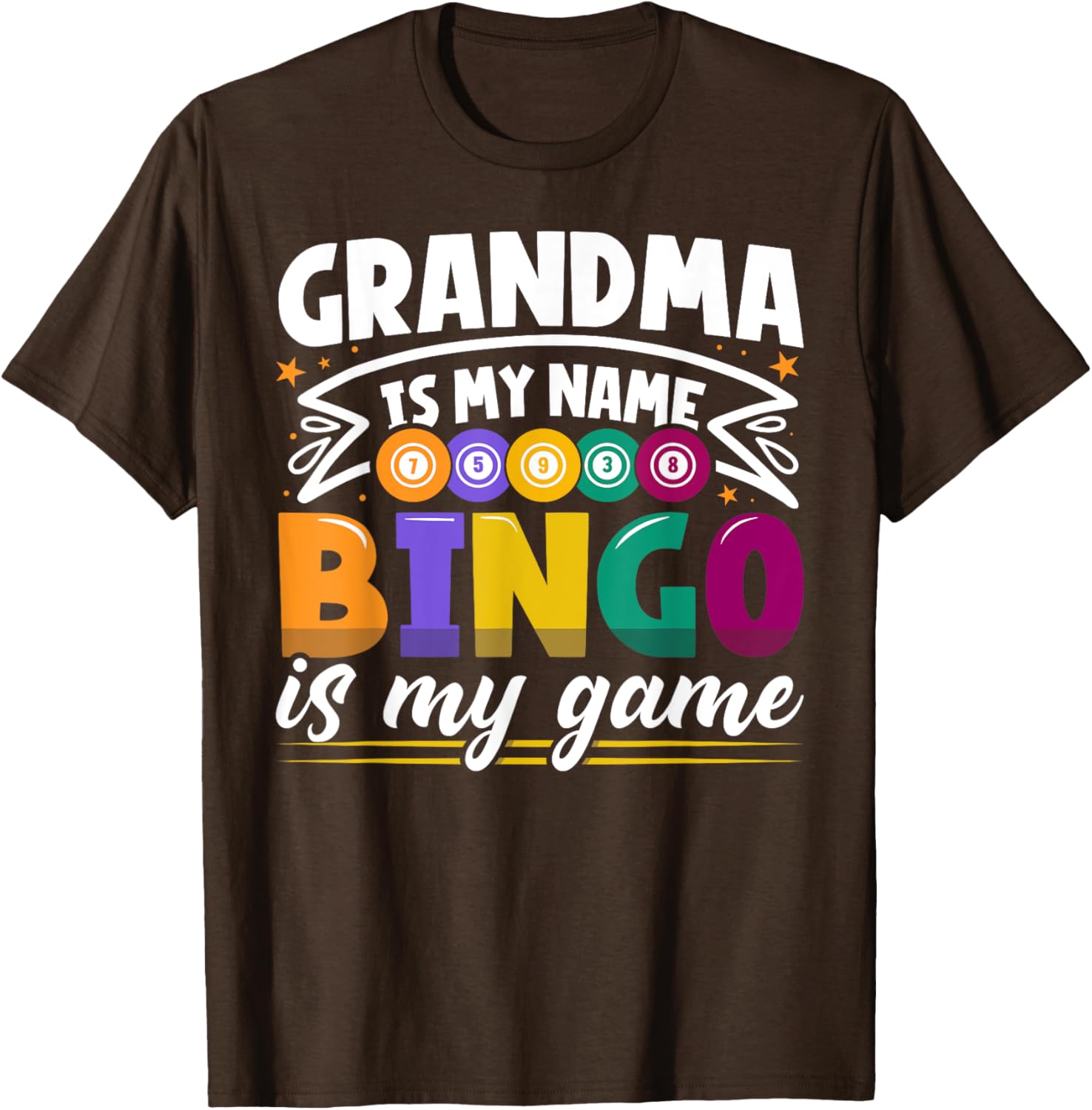 Funny Grandma Bingo Player T-Shirt for Bingo Lovers and Grandkids - 20