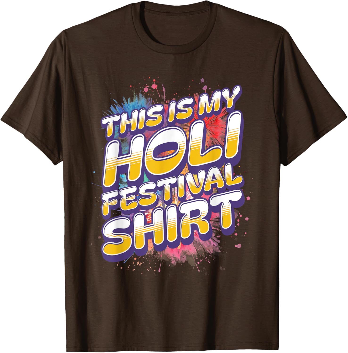 Colorful Holi Festival Shirt for Men and Women - Celebrate in Style - 9