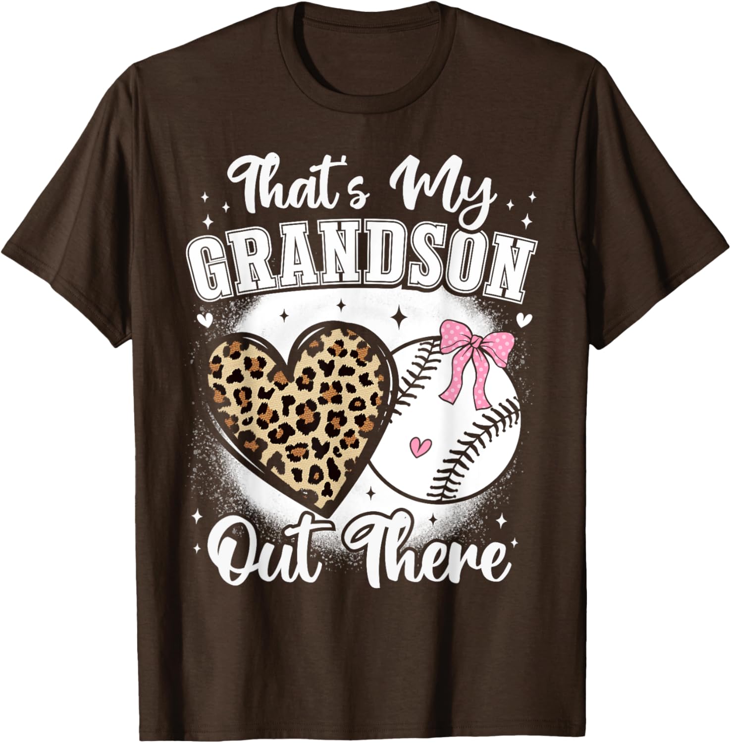Cheer Grandma Tshirt for Baseball Nana Proud of Her Grandson - 1