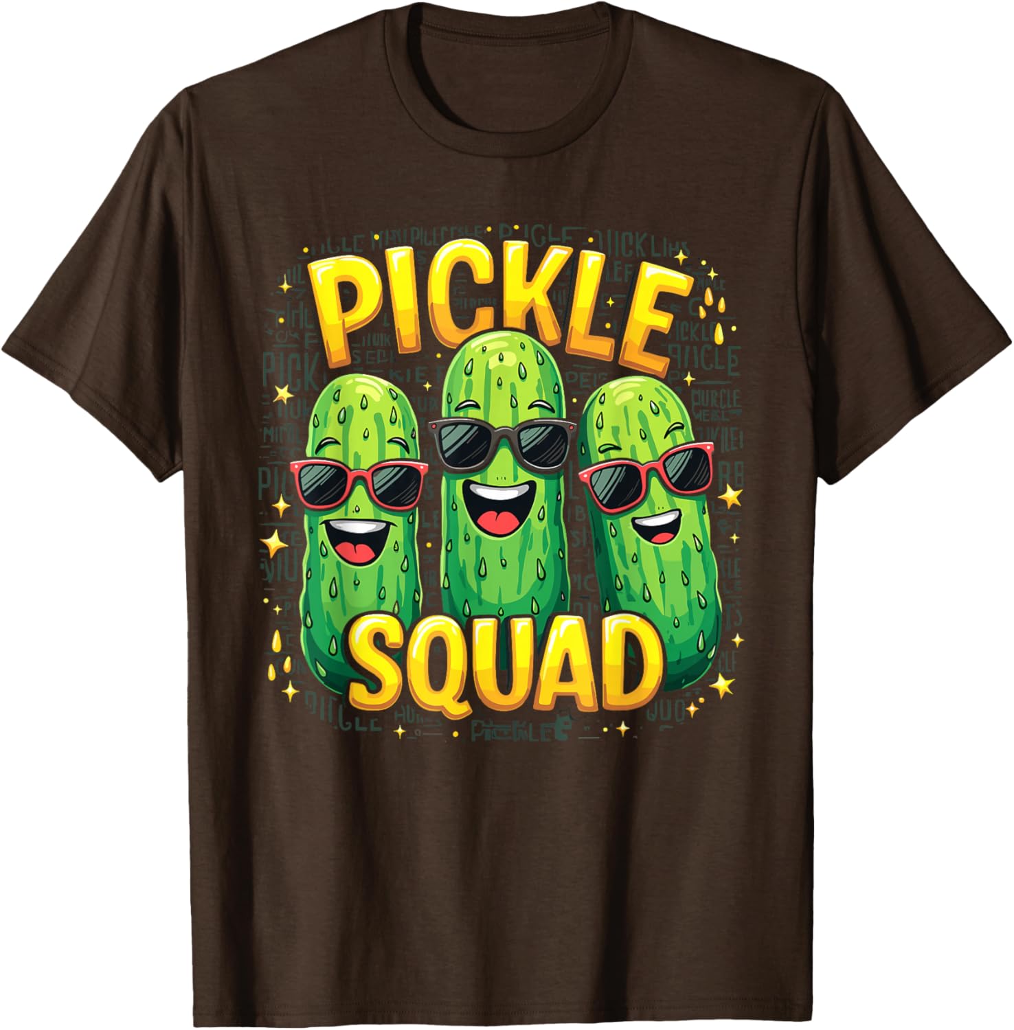 Cute Pickle Squad Shirt Fun Cucumber Jar T-Shirt for Pickle Lovers - 2