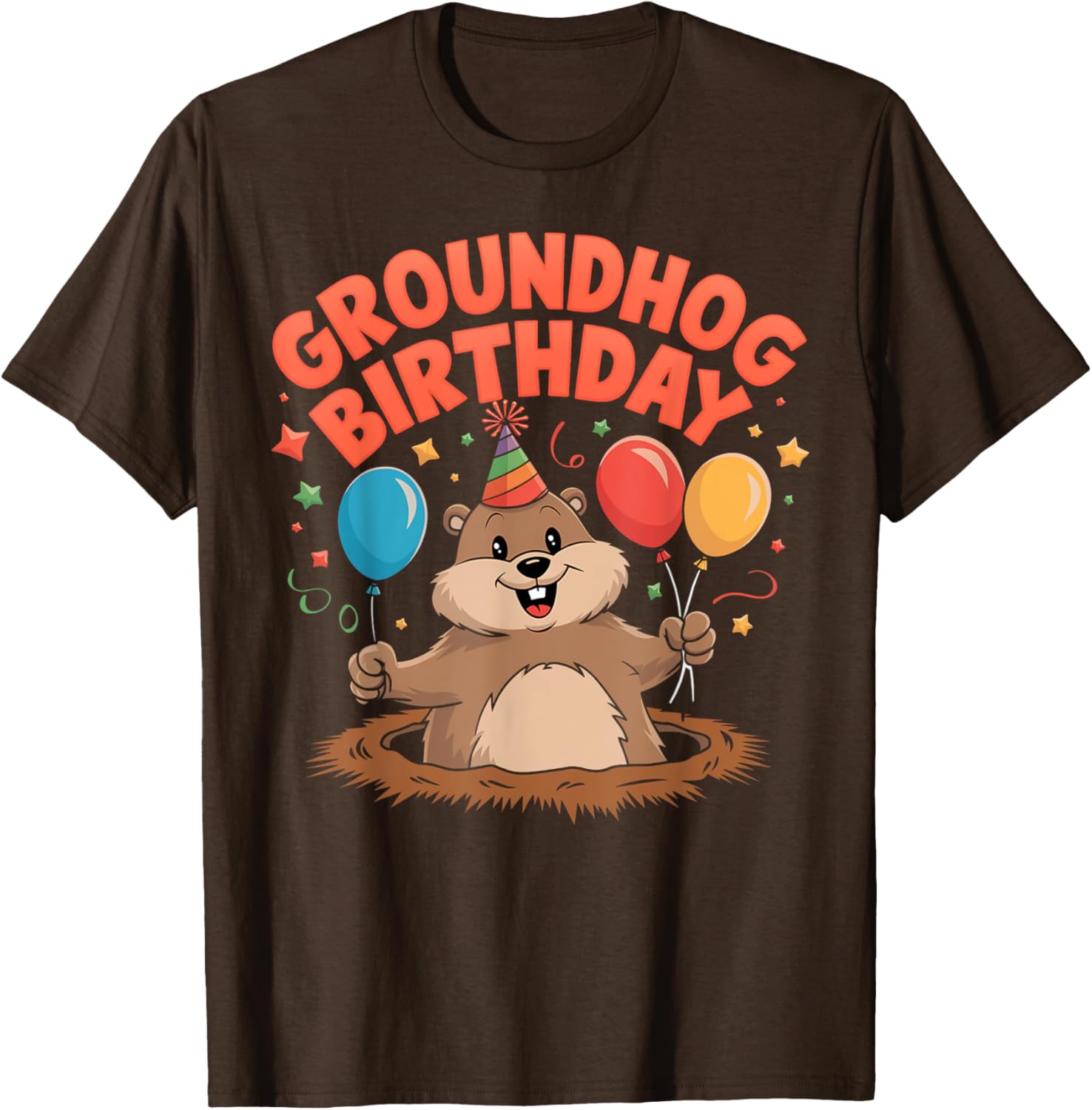 Cute Groundhog Day Birthday T-Shirt for February 2 Celebrations - 17