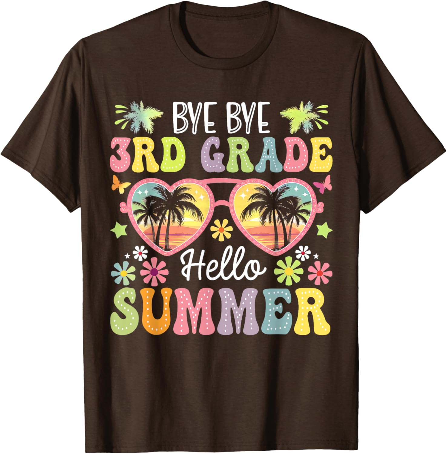 Goodbye 3rd Grade Hello Summer Kids T-Shirt for Boys Last Day of School - 11