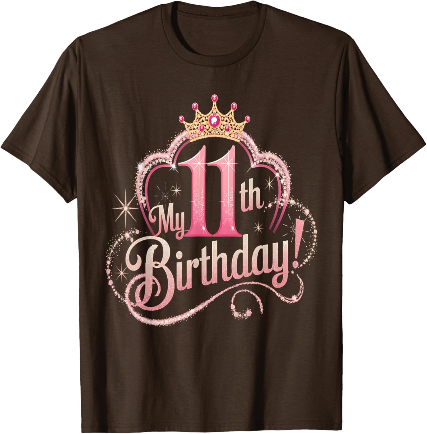 Cute 11th Birthday Shirt for Girls - Fun T-Shirt for Turning 11 - 10