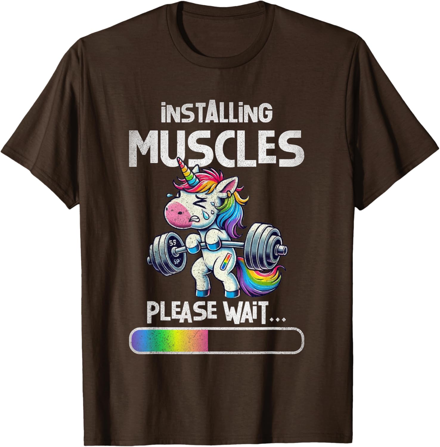 Funny Unicorn Weightlifting T-Shirt for Gym Lovers and Fitness Fans - 10