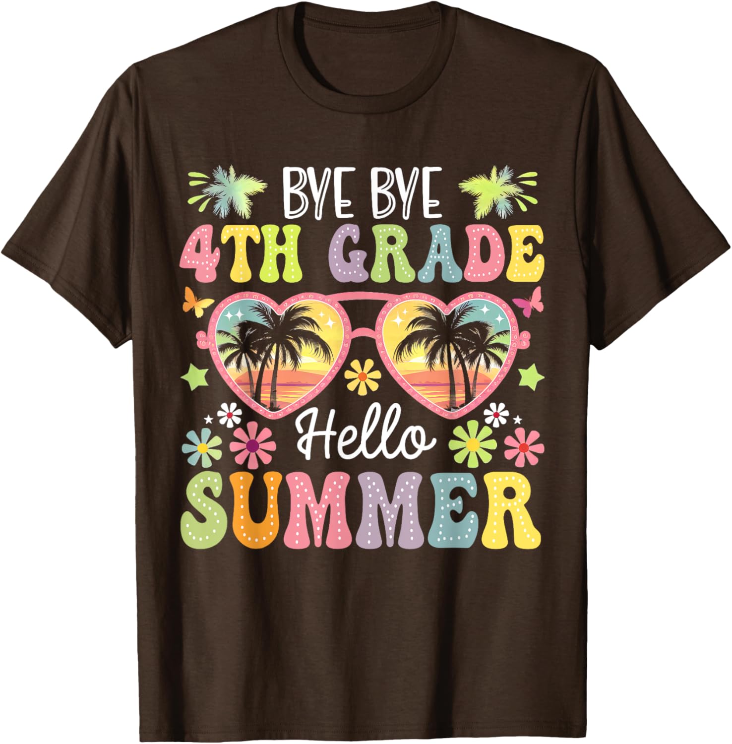 Goodbye 4th Grade Hello Summer Kids T-Shirt for Boys - Fun Last Day Style - 18