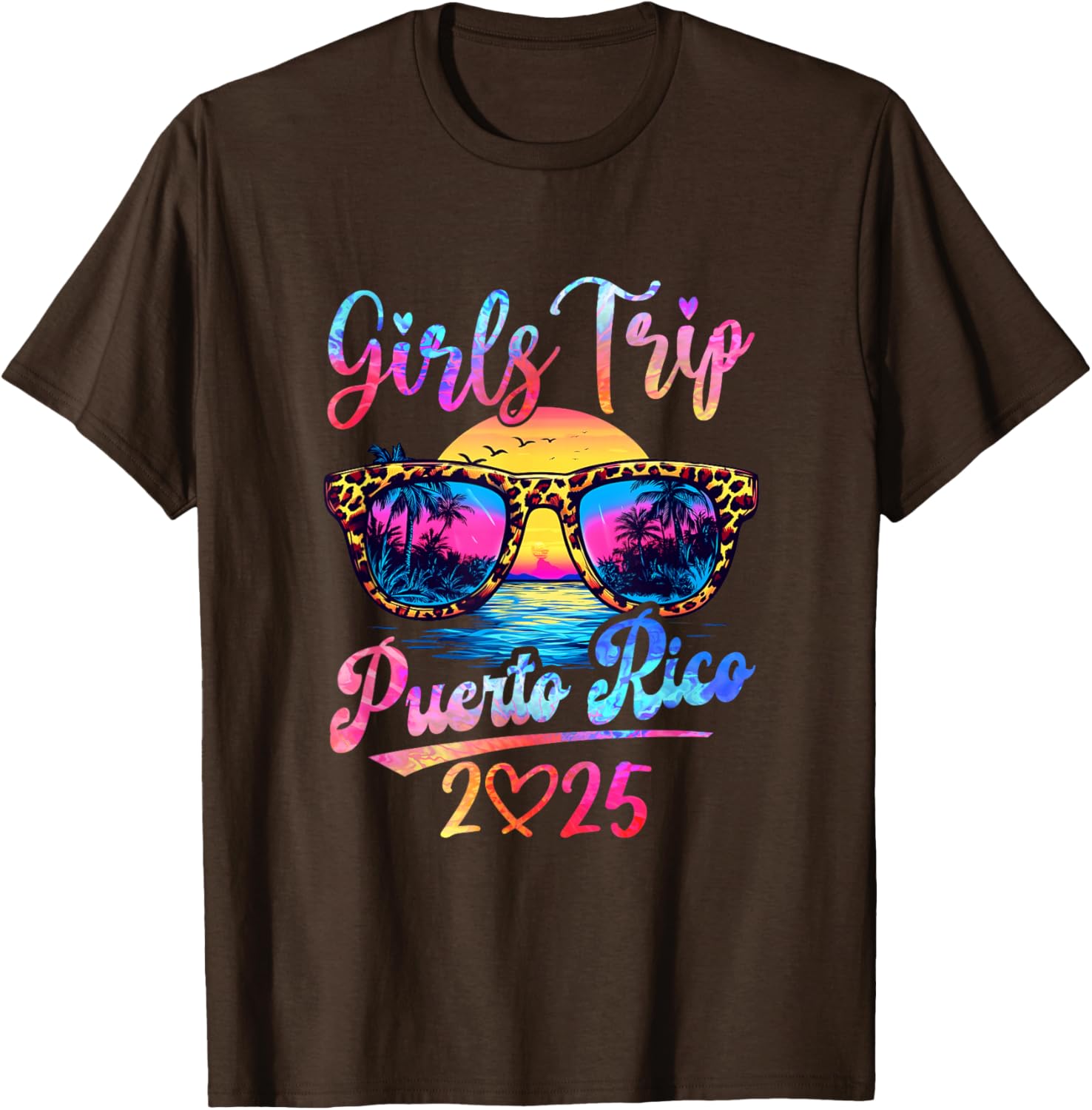Girls Trip Puerto Rico 2025 Matching T-Shirt for Summer Vacation Fun - 6