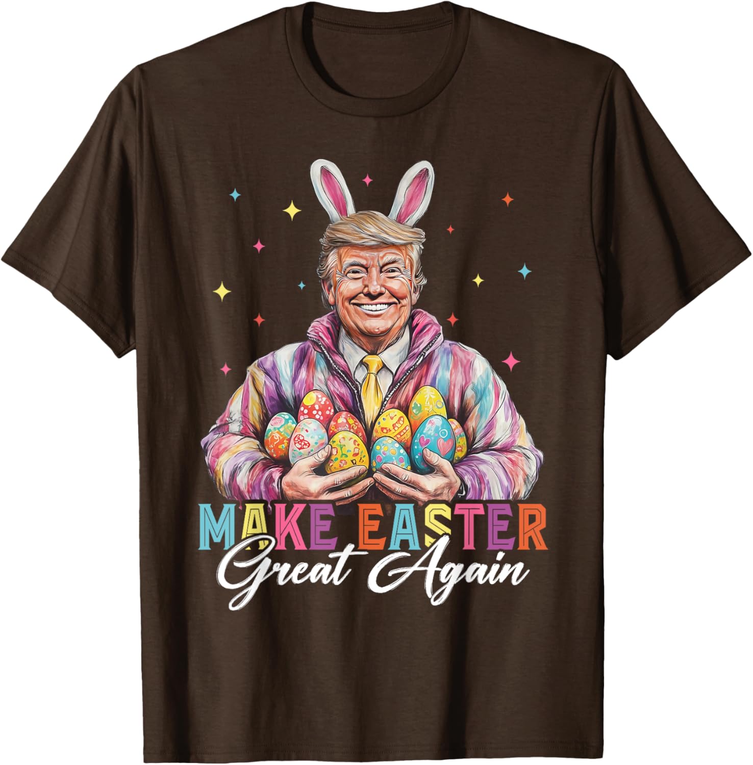 Funny Trump Easter Bunny Hunt T-Shirt for Holiday Fun and Celebration - 6