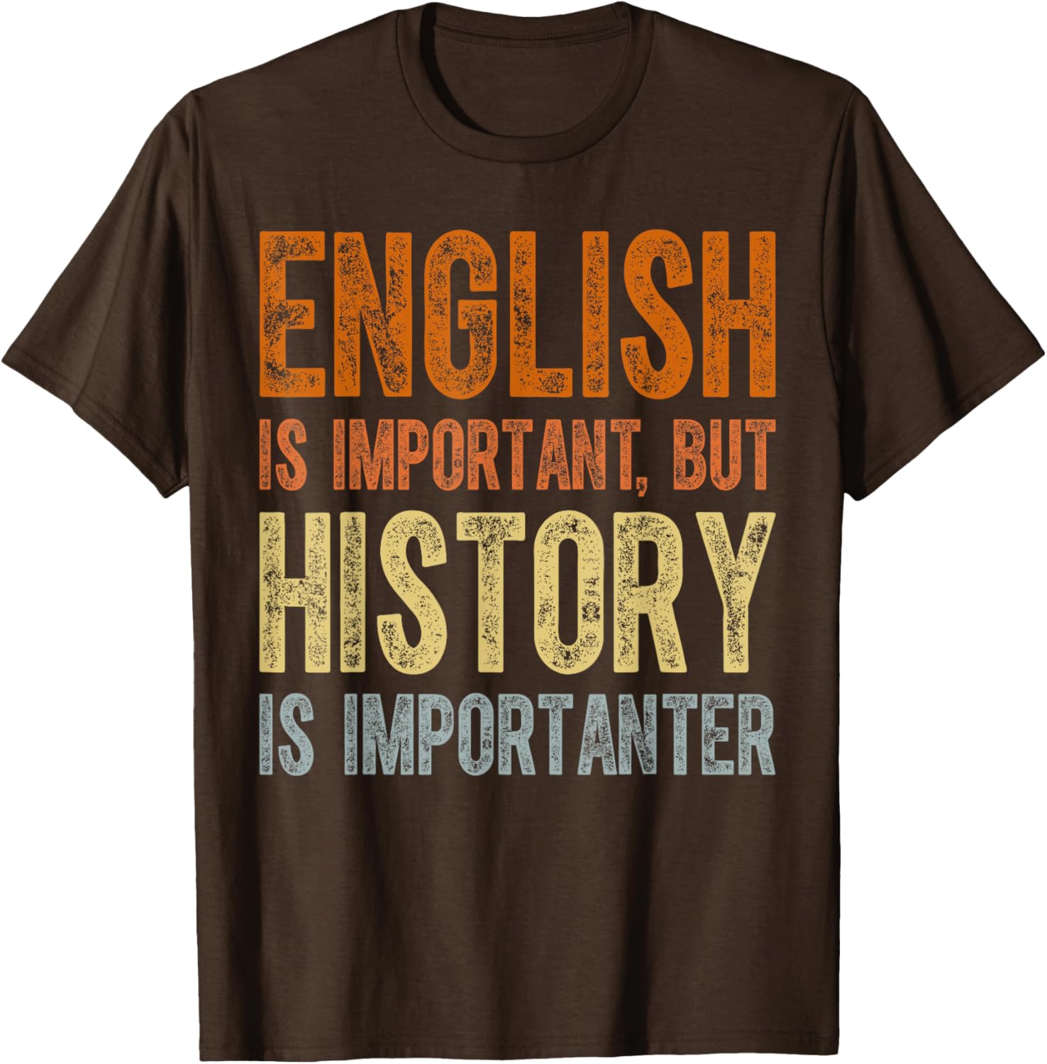 Cool Teacher T-Shirt English Is Important But History Is Importanter - 12