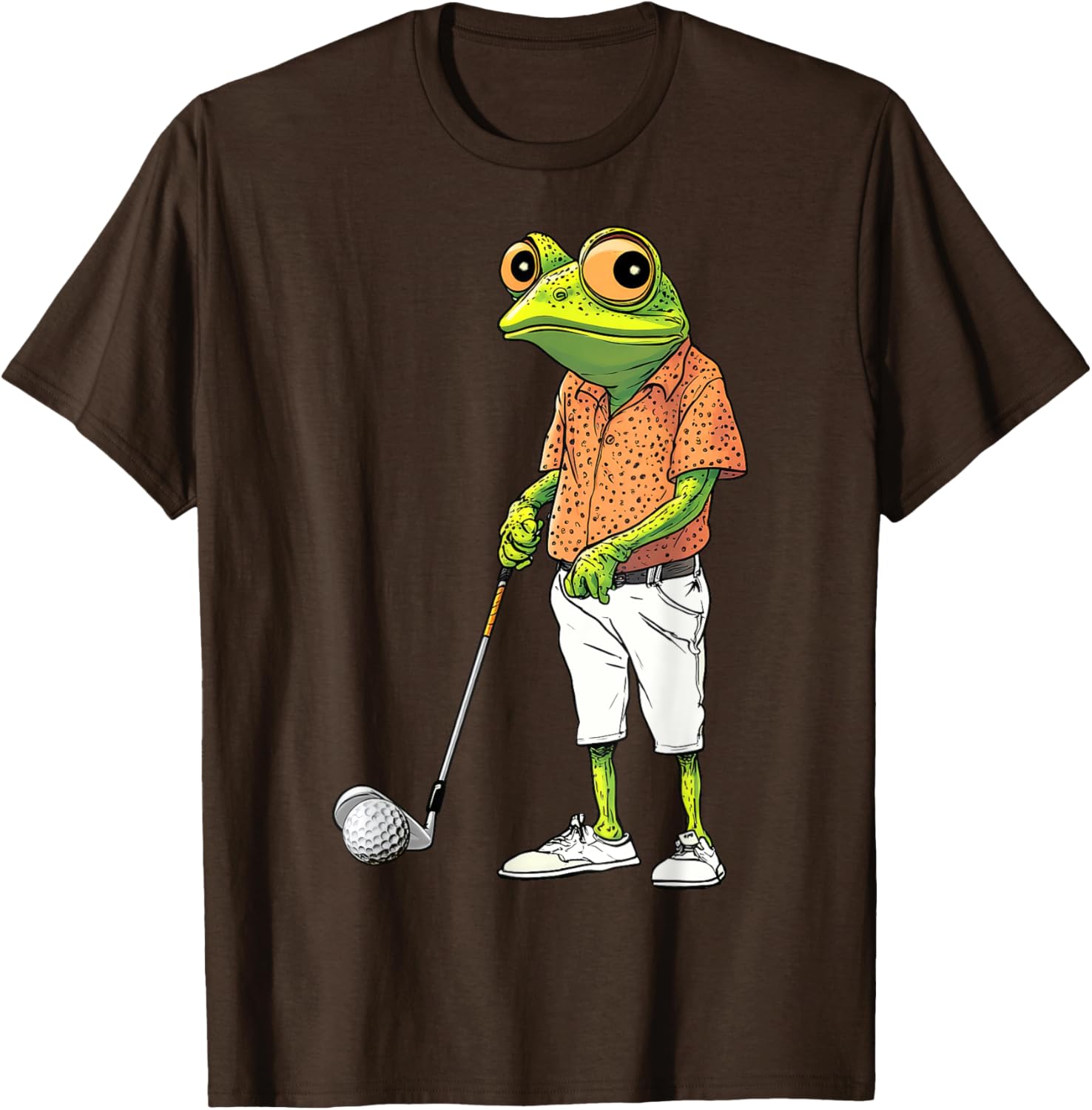 Cute Frog Golf Player T-Shirt for Golf Lovers and Animal Fans - 22