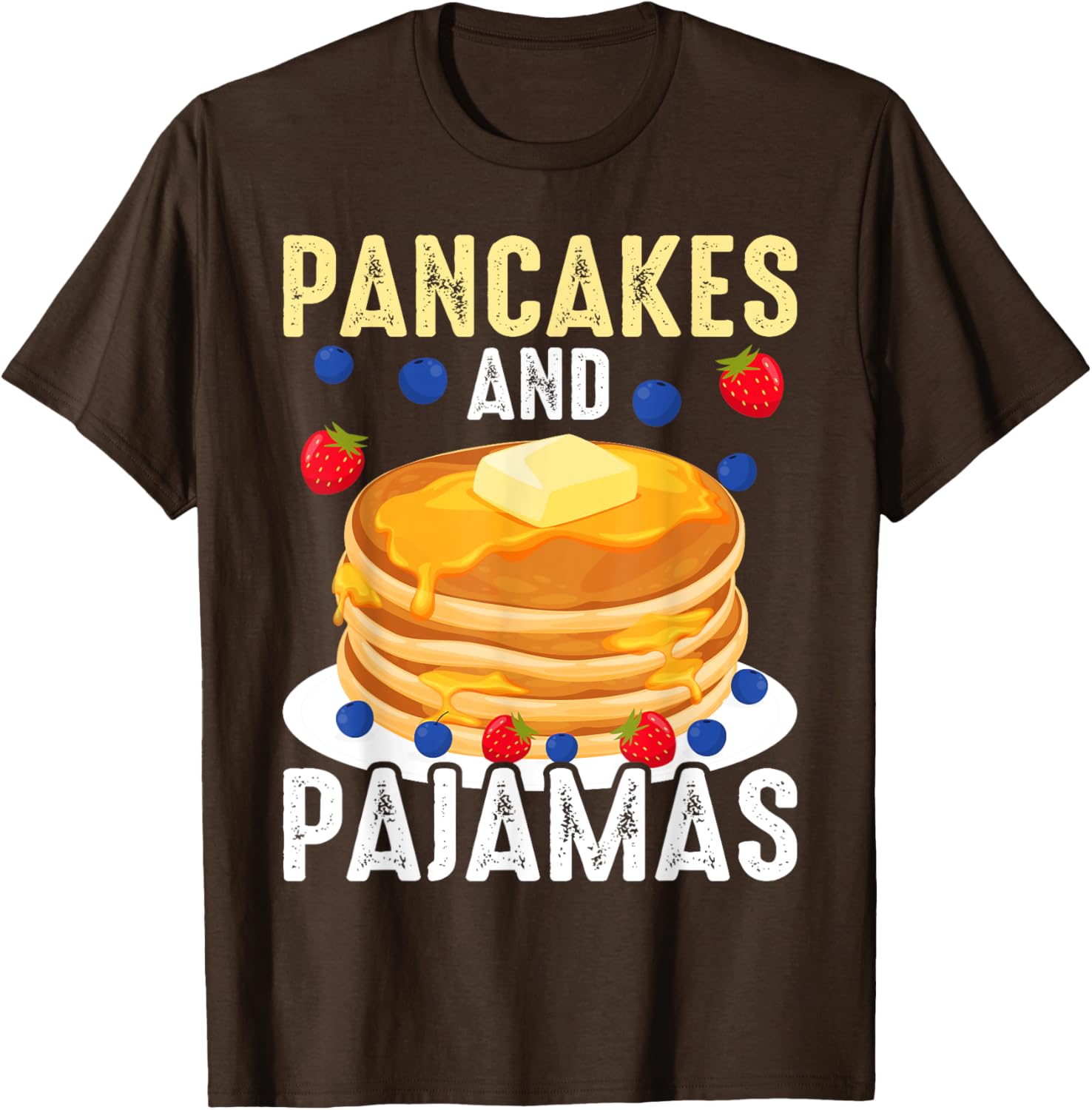 Cozy Pancake Pajama T-Shirt for Fun and Relaxation at Home - 1