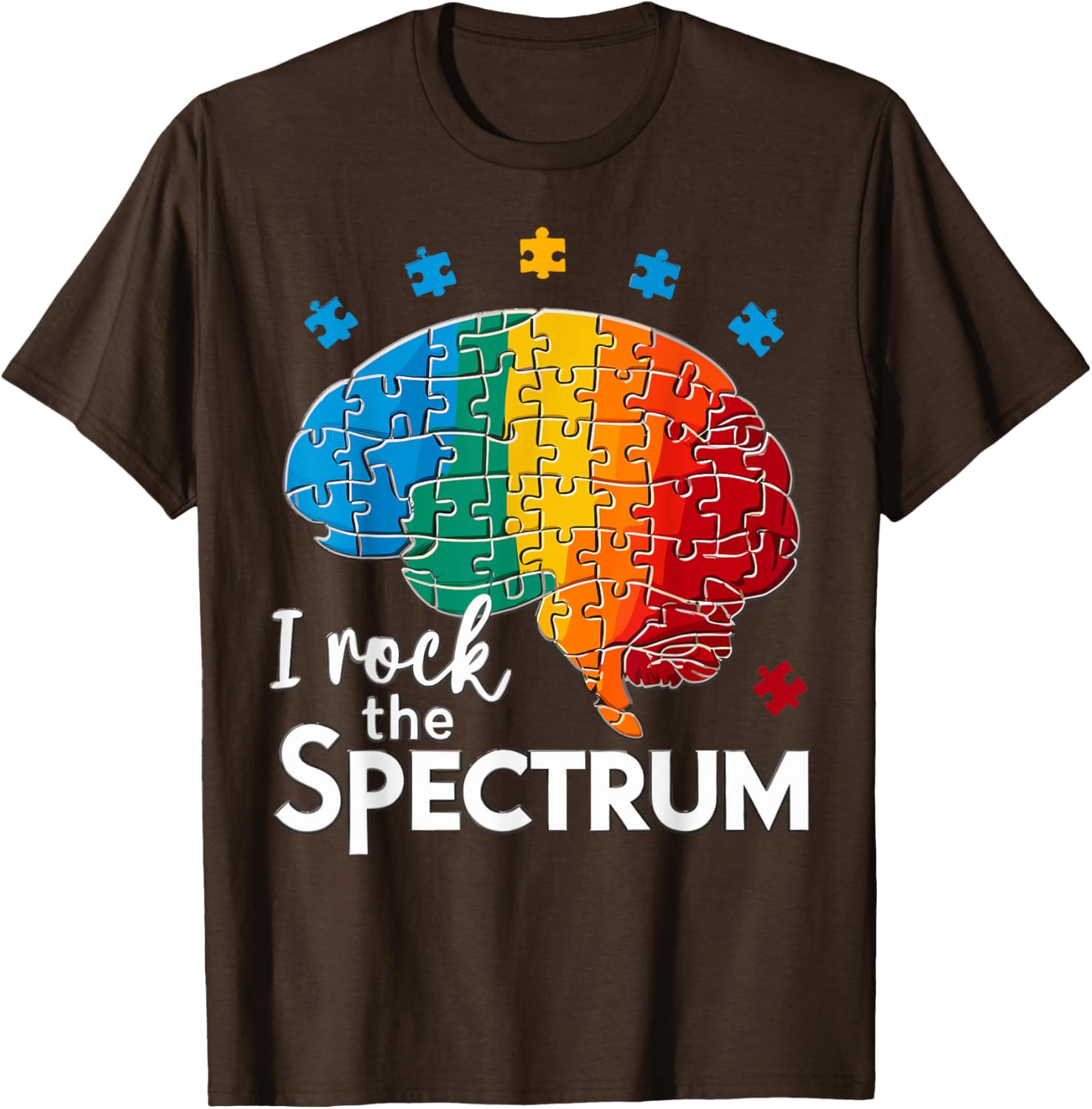 Cute Autism Awareness T-Shirt for Toddlers I Rock The Spectrum Design - 12