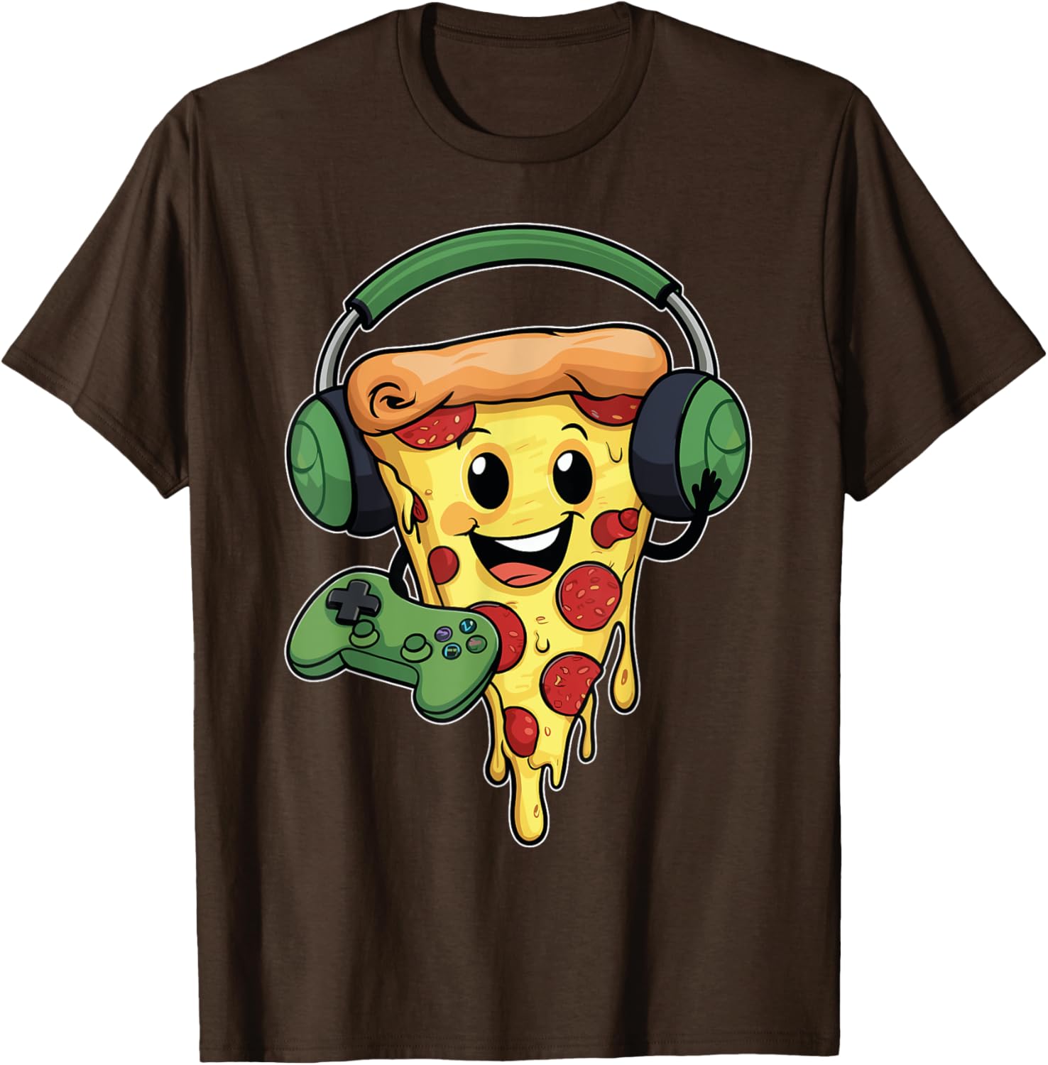 Funny Gamer Pizza Lovers T-Shirt for Video Game Enthusiasts - 20