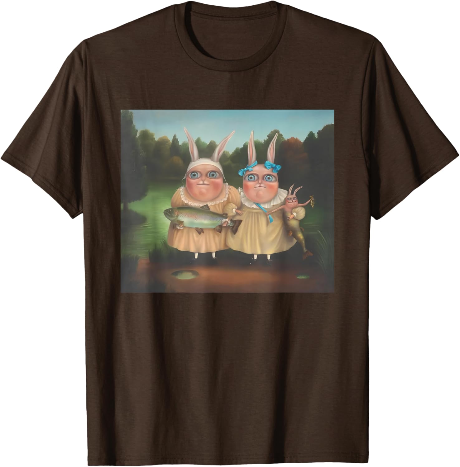 Cute Easter Bunny T-Shirt for Rabbit Lovers by Irena Aizen - 10