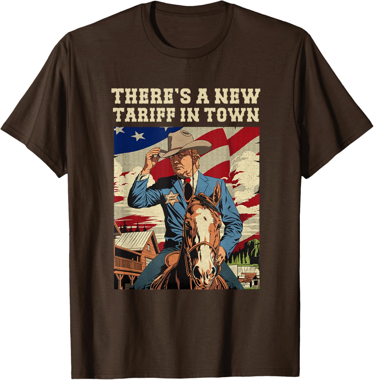 Cool There's A New Tariff In Town T-Shirt for Fun Casual Wear - 16
