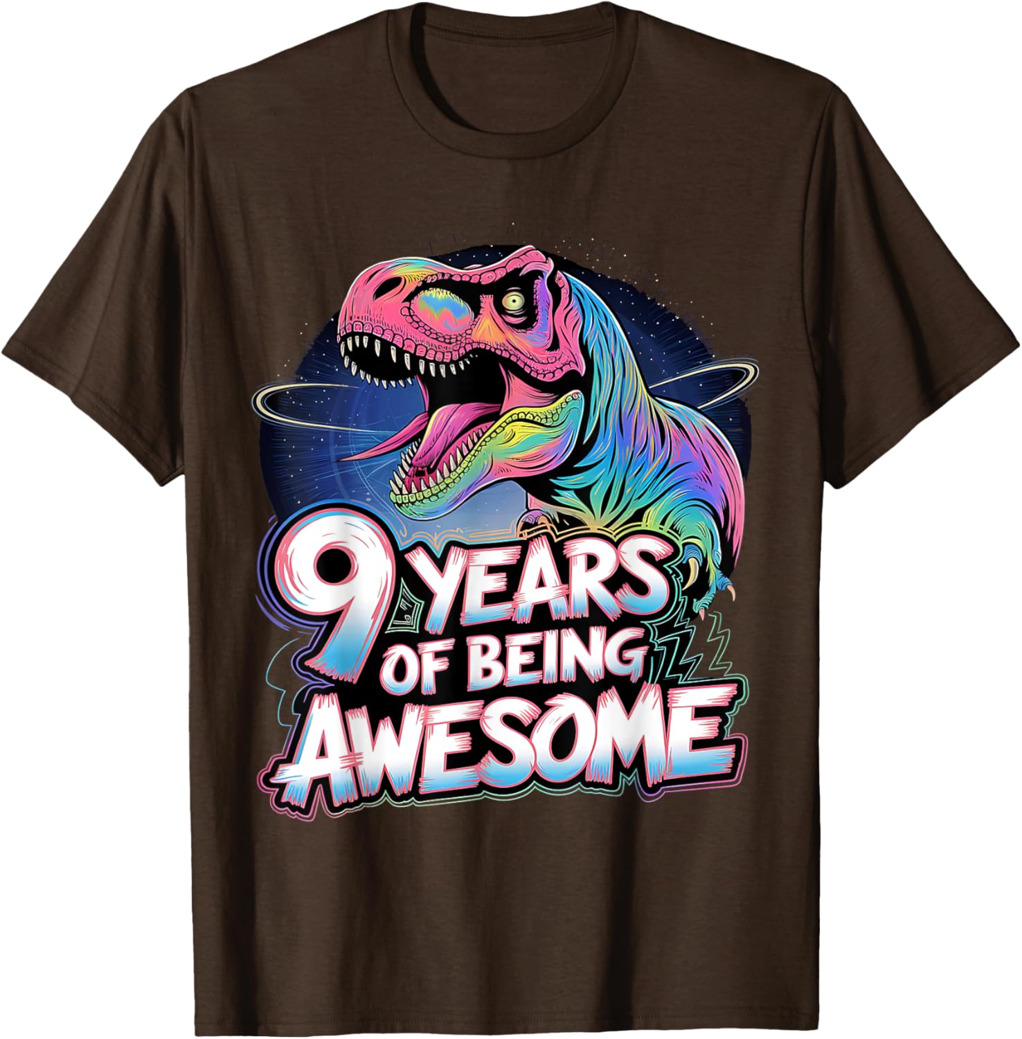 Cute Dinosaur 9th Birthday Shirt for Boys - Perfect Gift for 9 Year Olds - 4