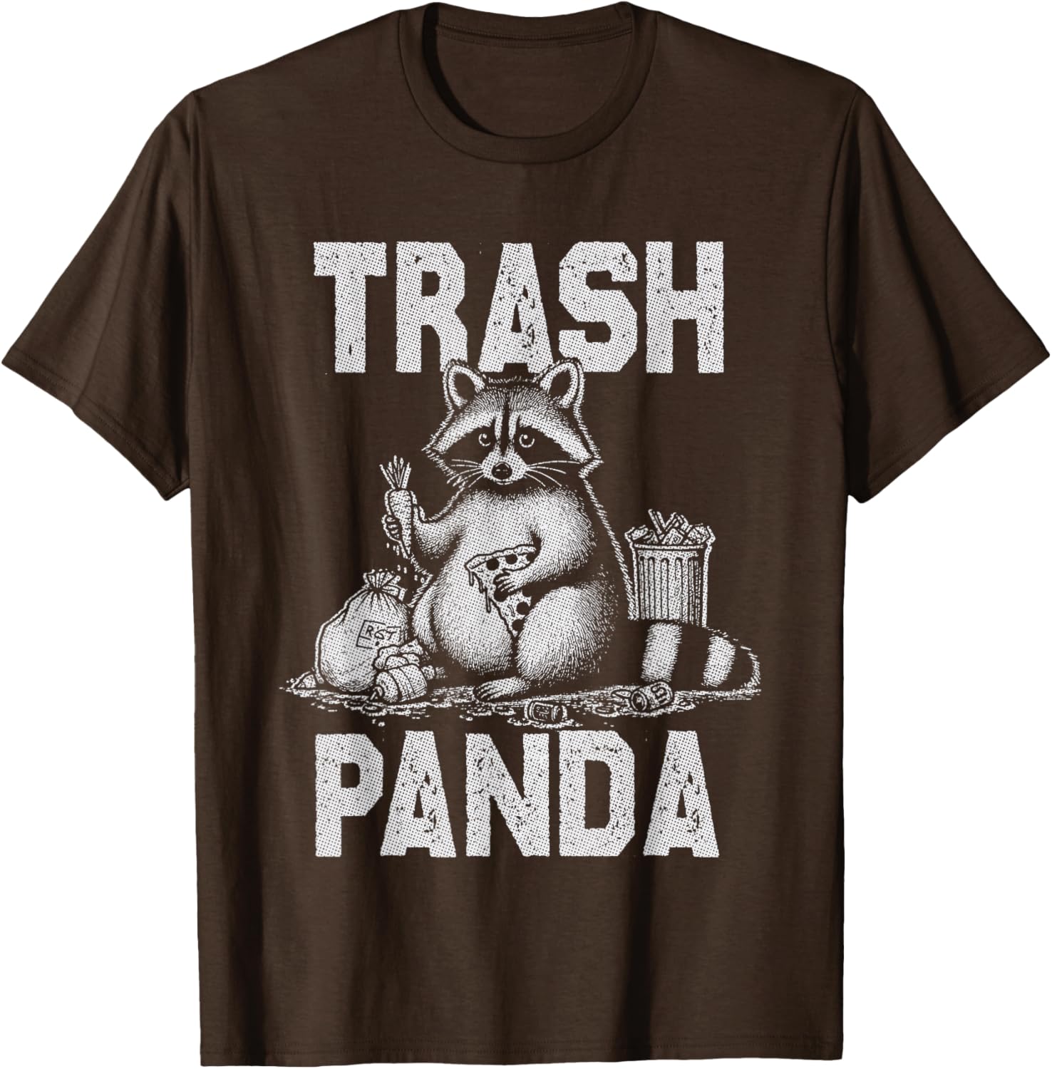 Funny Trash Panda Raccoon Eating Garbage T-Shirt for Animal Lovers - 9