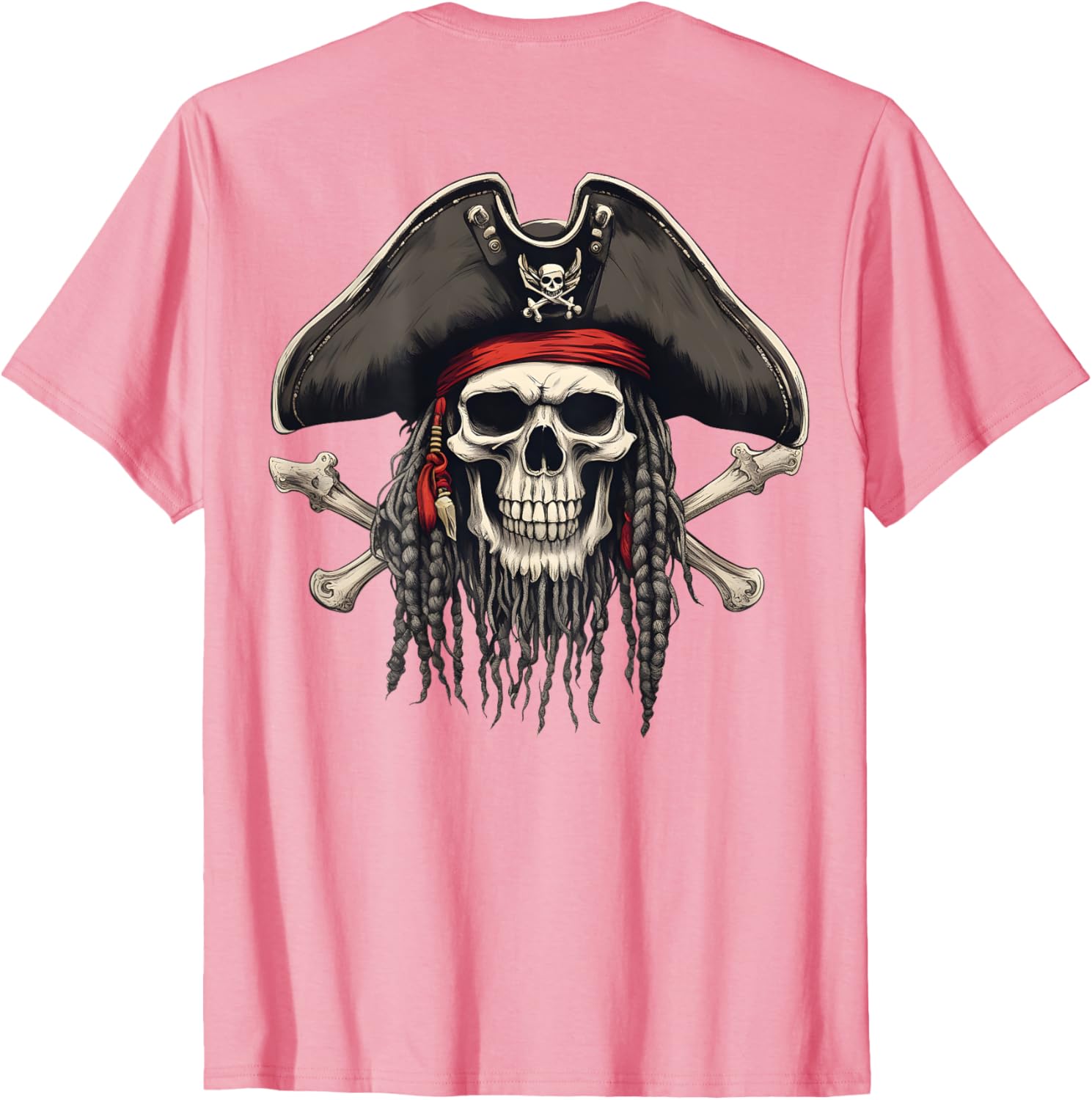 Cool Pirate Skull and Crossbones Jolly Roger T-Shirt for Adventurers - 6