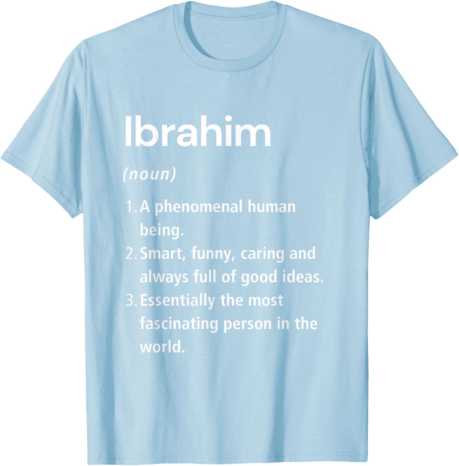 Funny Ibrahim Name Definition T-Shirt for Unique Style & Humor - 9