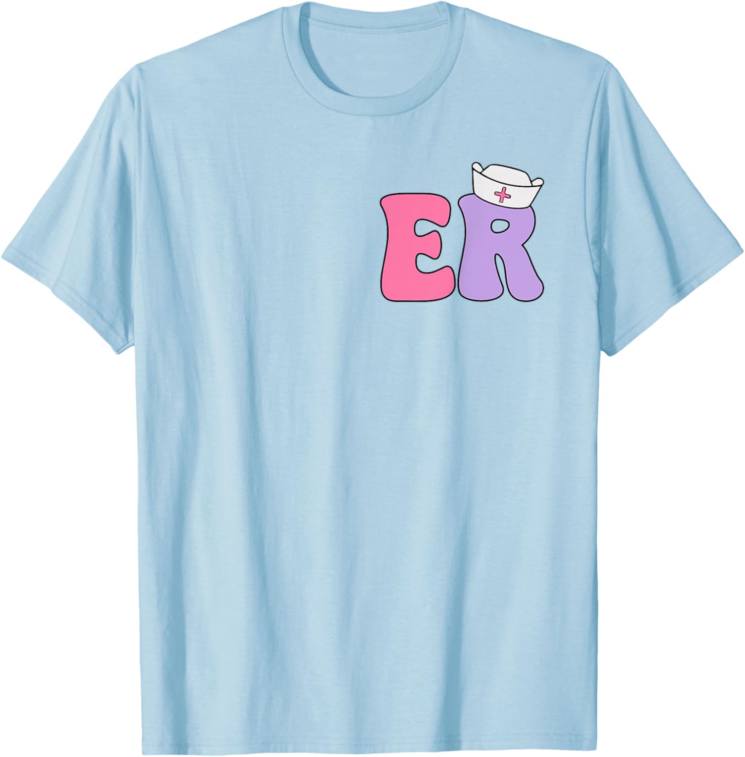 Emergency Nurse T-Shirt for ER Professionals Dual-Sided Design Apparel - 5