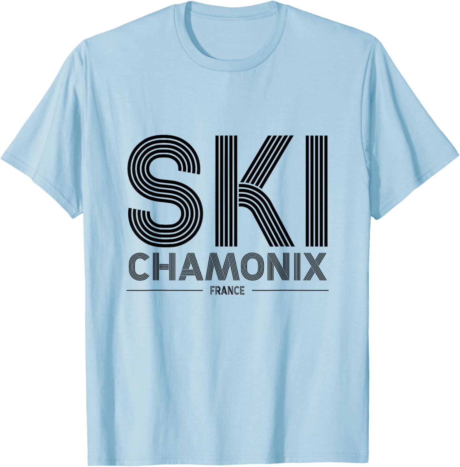 Chamonix Ski Resort T-Shirt for Ski Lovers in the French Alps - 5