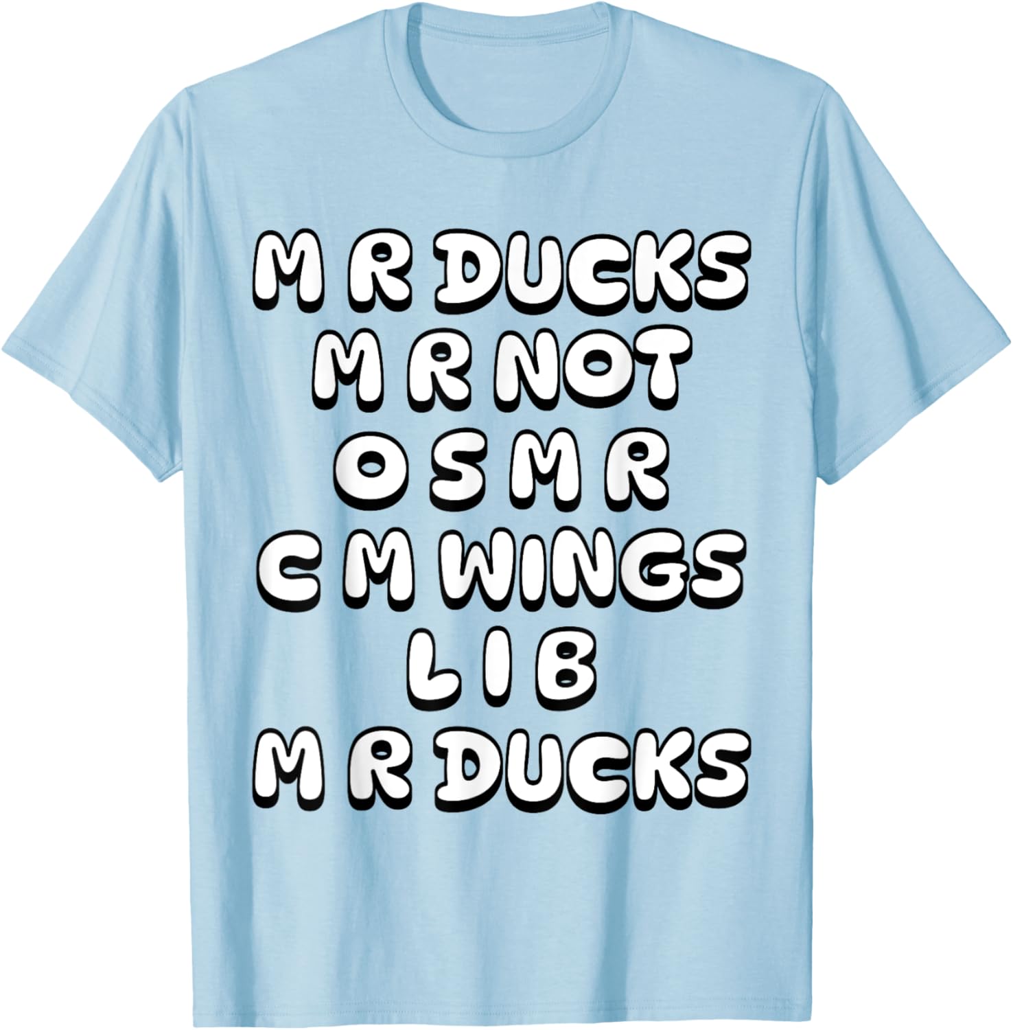 Funny M R Ducks Lover T-Shirt with Wings for Fun Casual Wear - 3