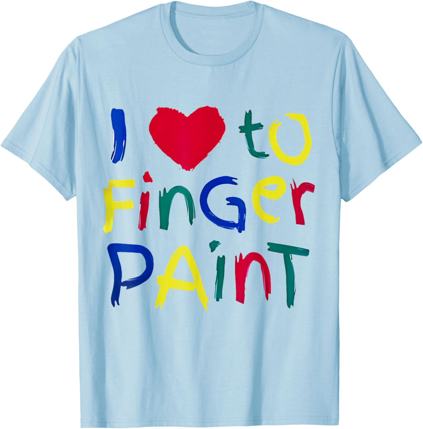 Cute Couple Finger Painting T-Shirt for Artsy Couples and Creative Fun - 7