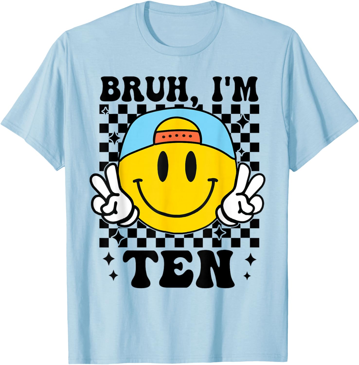 Groovy 10th Birthday T-Shirt for Boys Girls Fun Trendy Design - 18