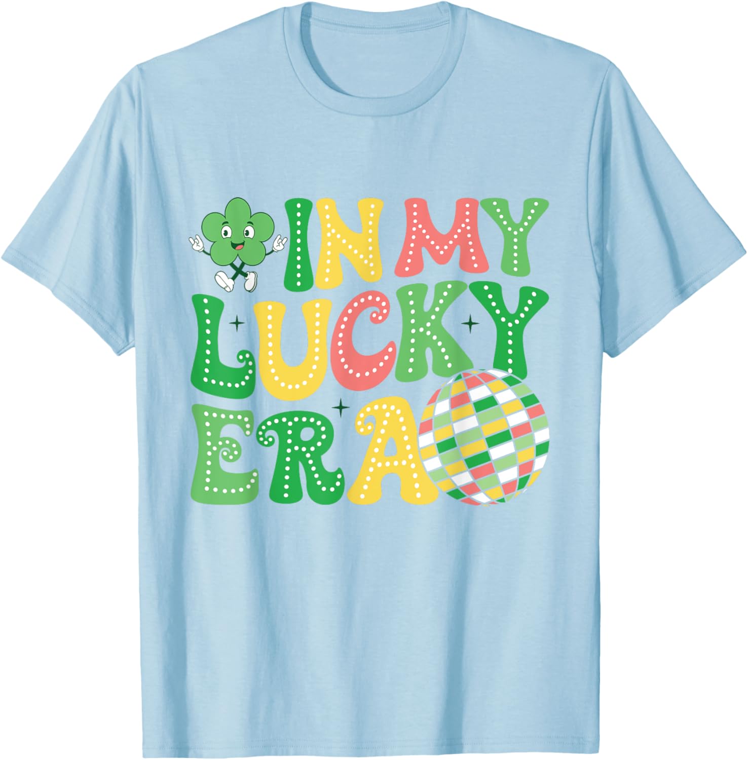 Funny St Patricks Day Shamrock T-Shirt for Kids - Lucky Era Design - 5