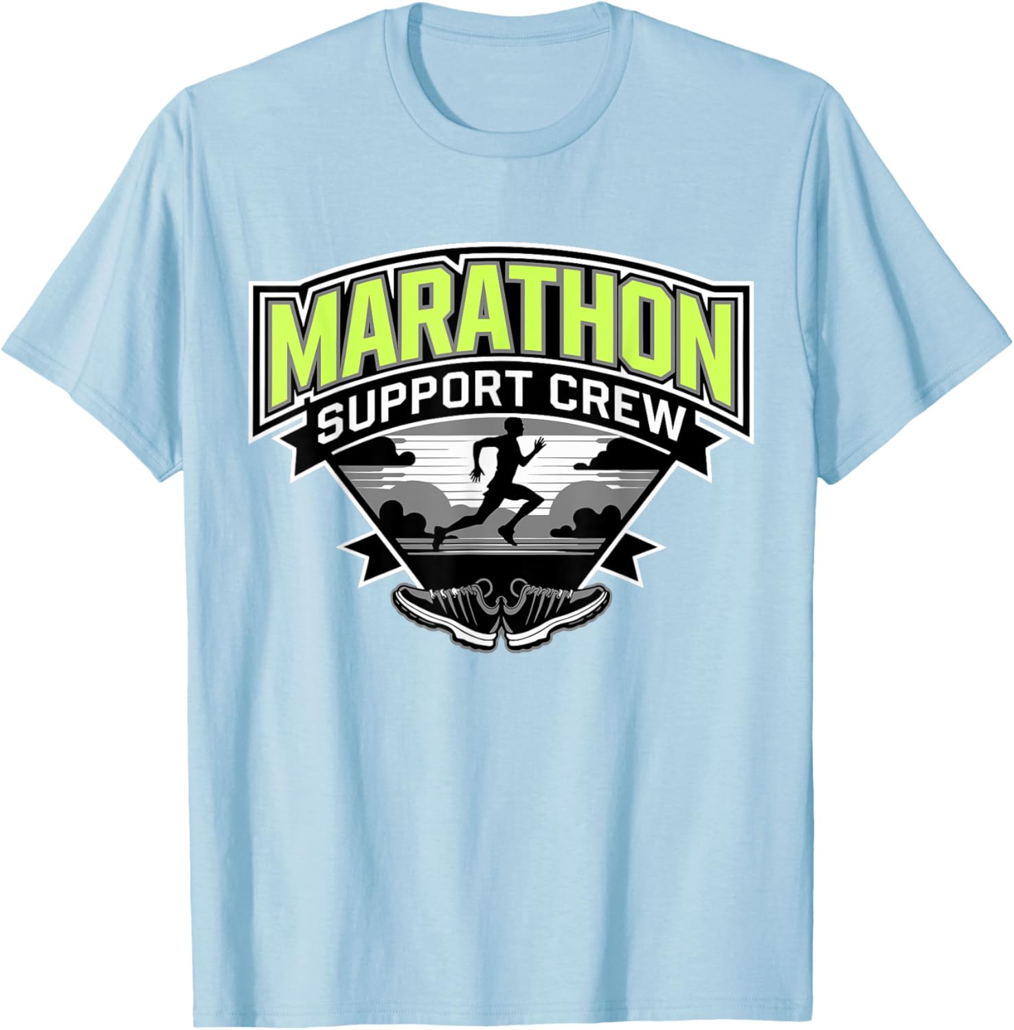 Funny Marathon Support Crew T-Shirt for Men and Women, Perfect Gift - 8