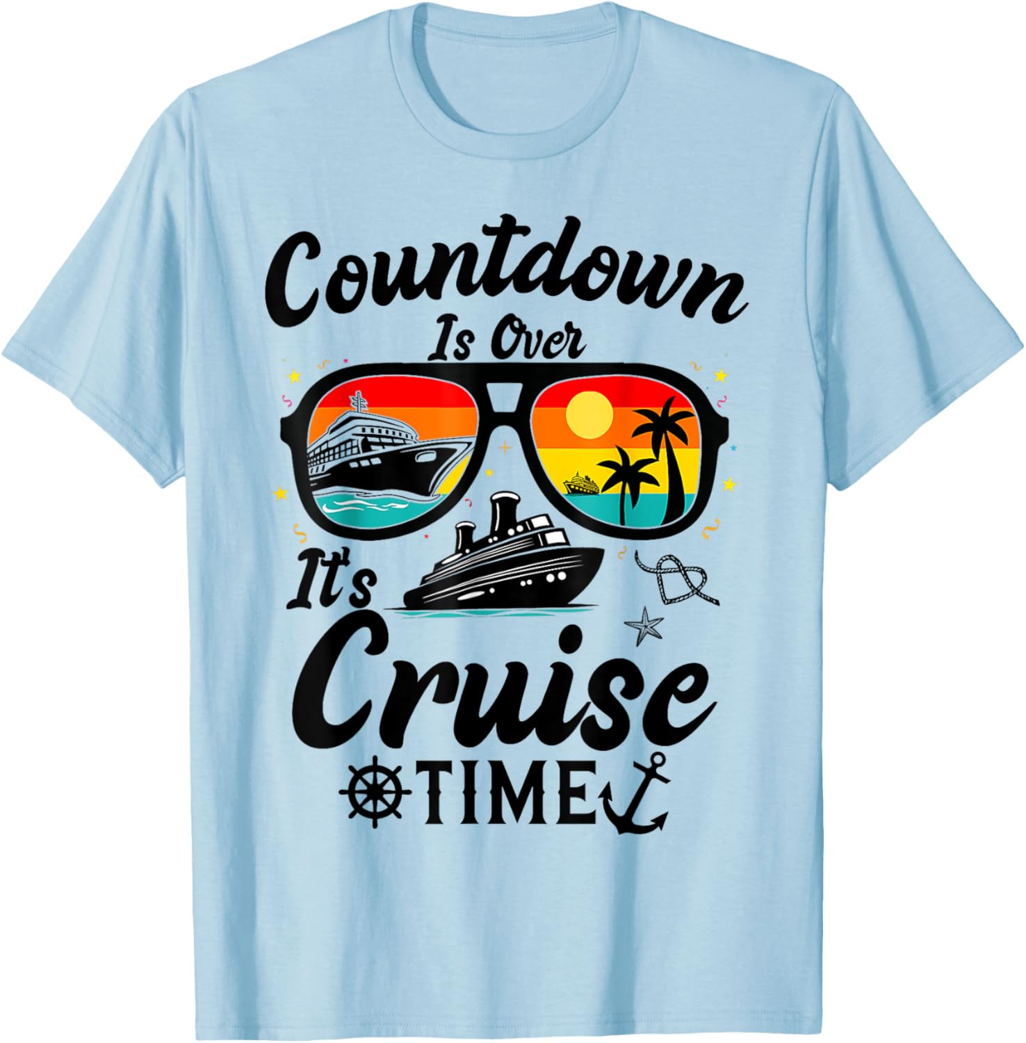 Cruise Time Countdown T-Shirt for Men and Women - Fun Vacation Apparel - 10