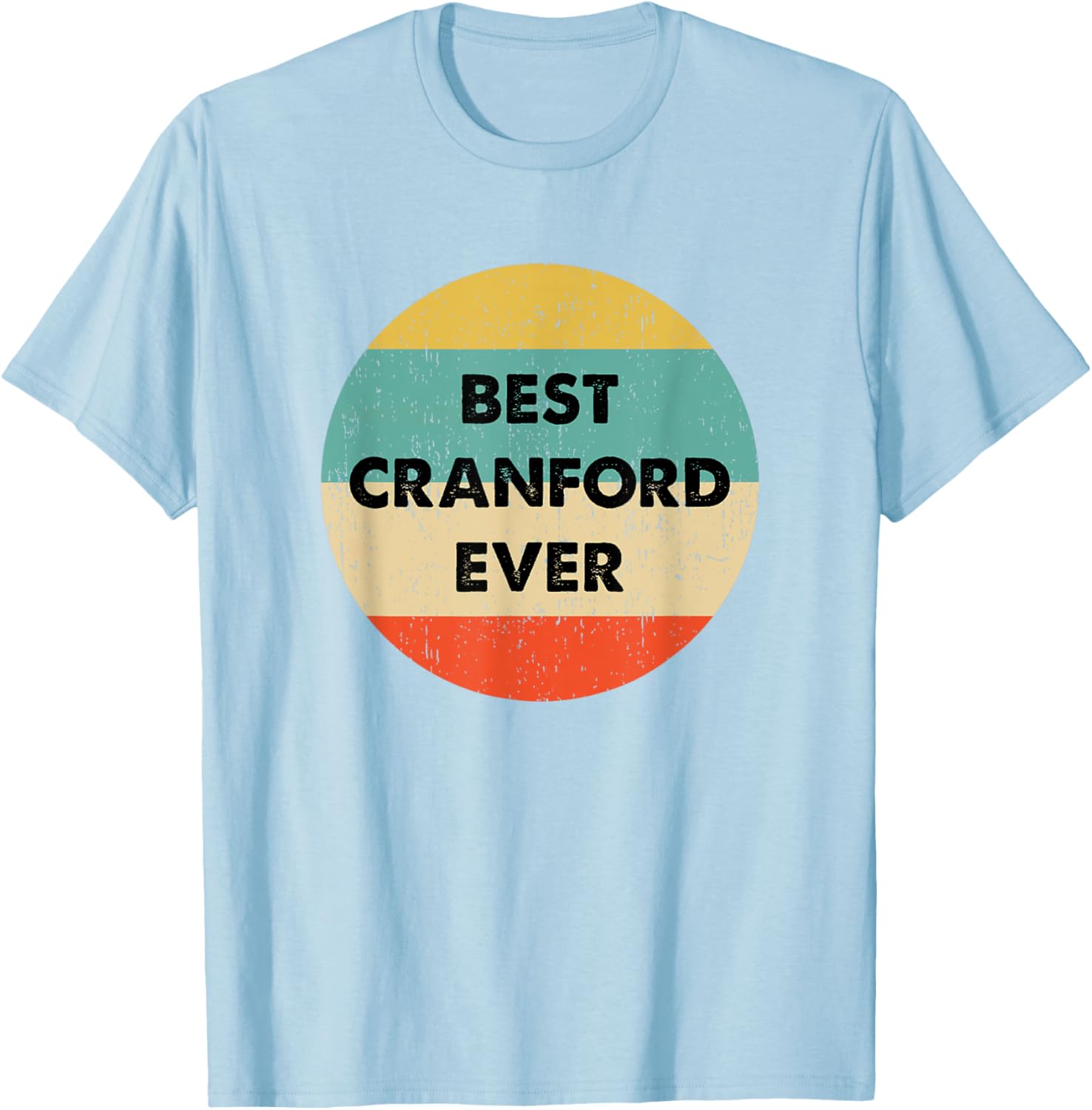 Cranford Name T-Shirt for Stylish Comfort in Clothing and Jewelry - 14