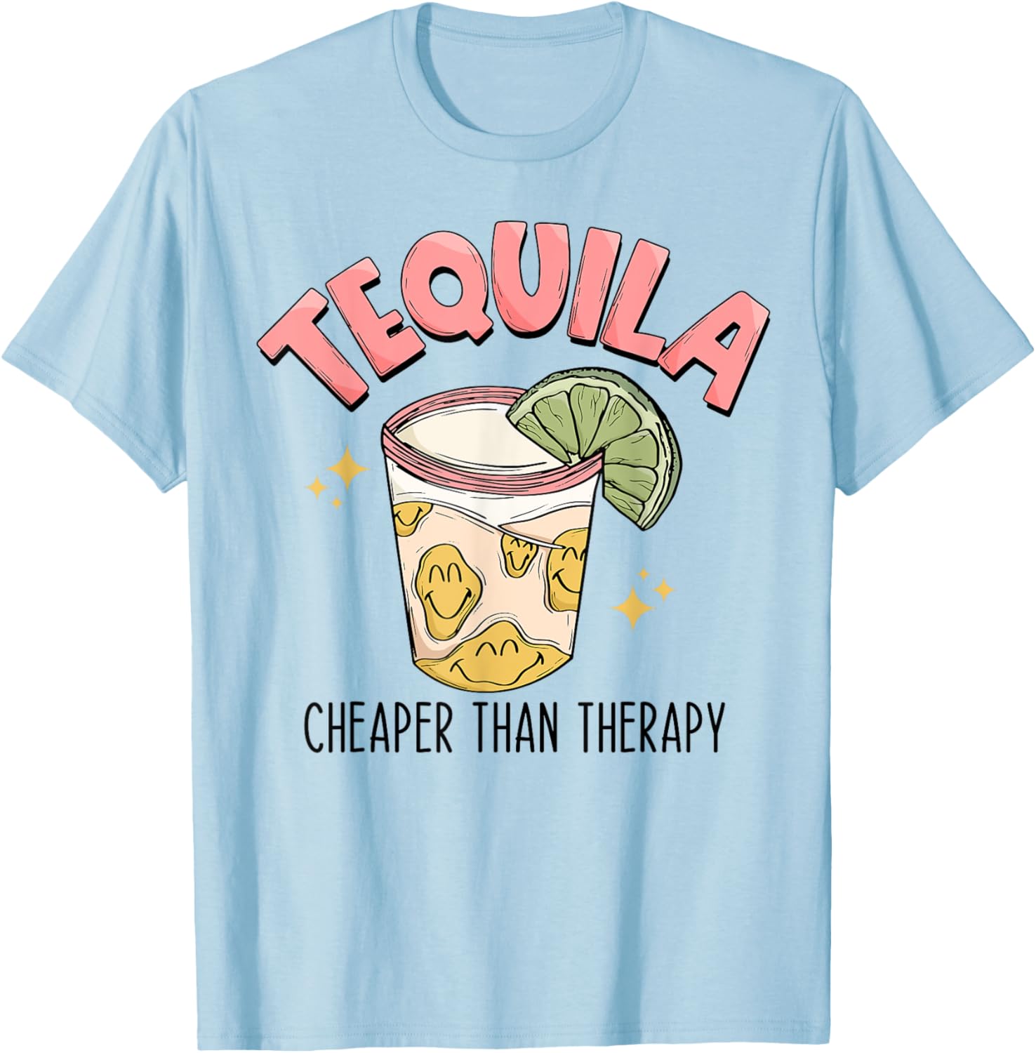 Funny Tequila Therapy T-Shirt for Fun Mexican Style Drinking Lovers - 3