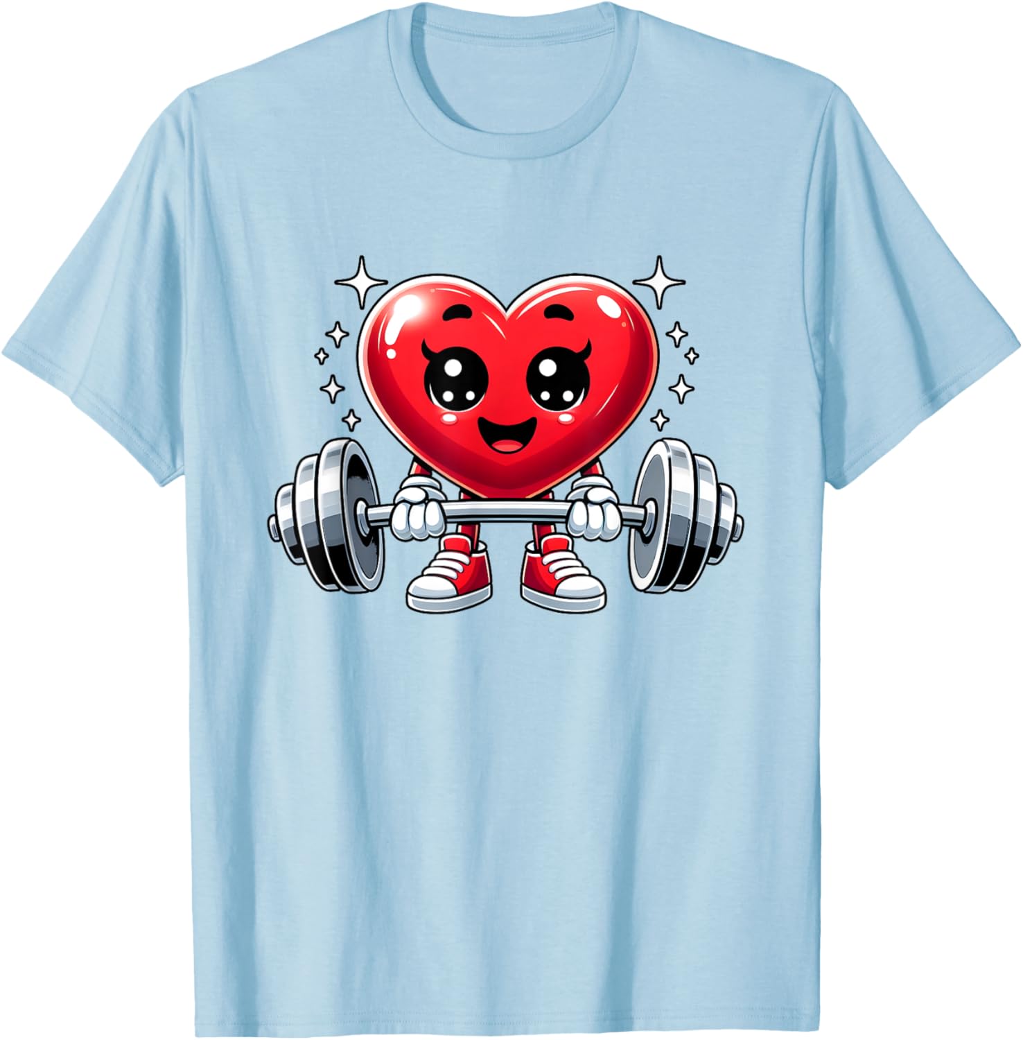 Funny Valentine's Day Heart Workout Fitness T-Shirt for Gym Lovers - 20