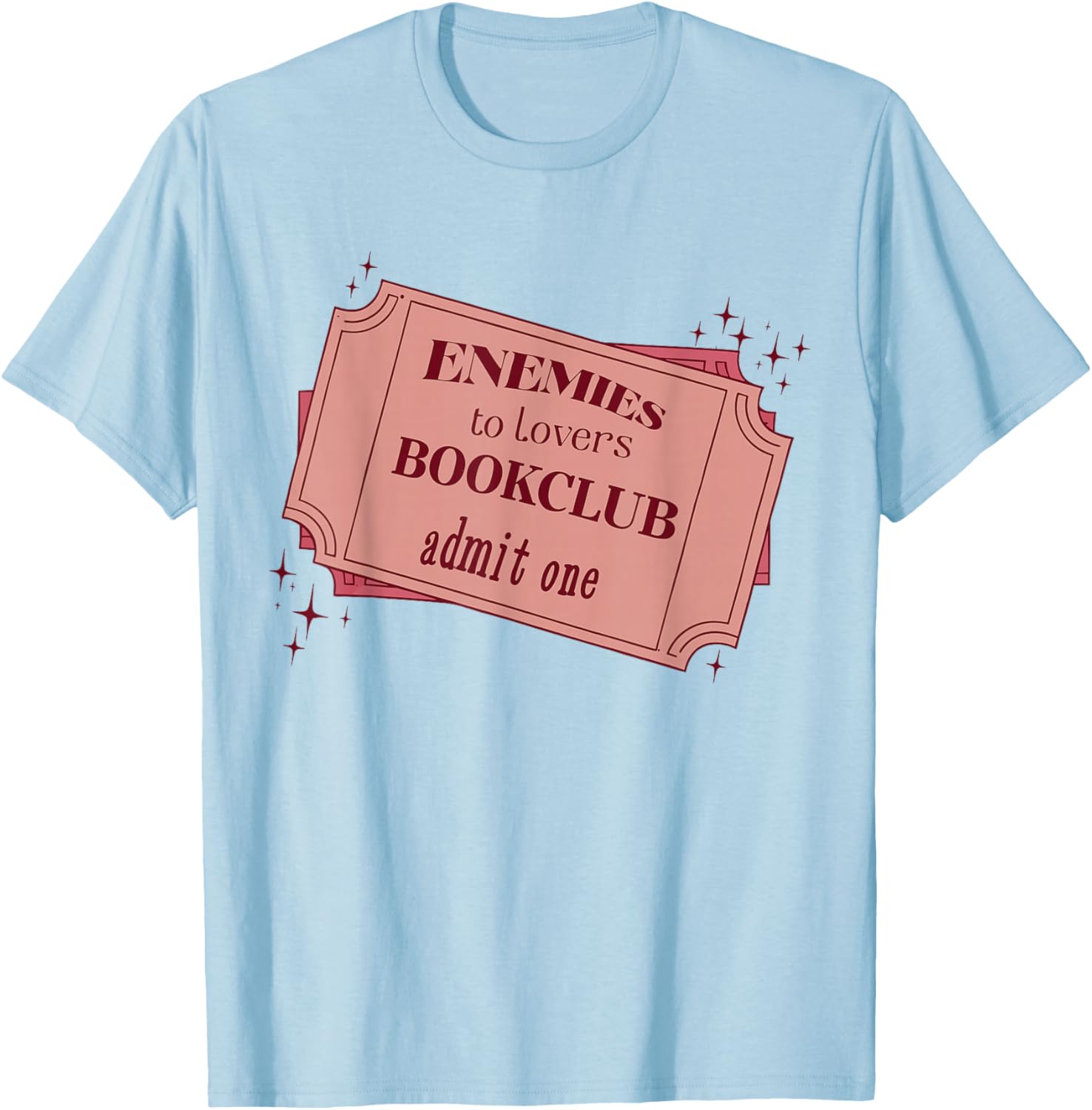 Enemies to Lovers Bookclub Romance Reader T-Shirt for Book Lovers - 3