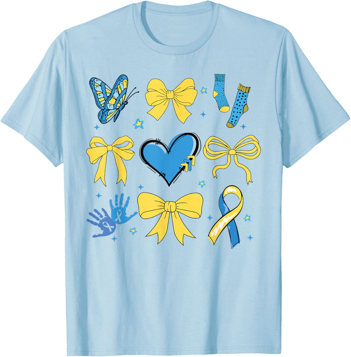 Coquette Bow T-Shirt for Girls - Trisomy 21 Down Syndrome Awareness - 5