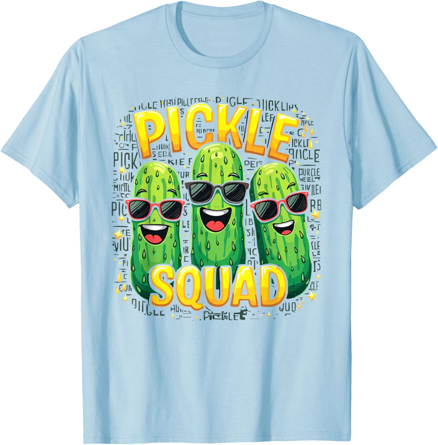 Cute Pickle Squad Shirt Fun Cucumber Jar T-Shirt for Pickle Lovers - 24