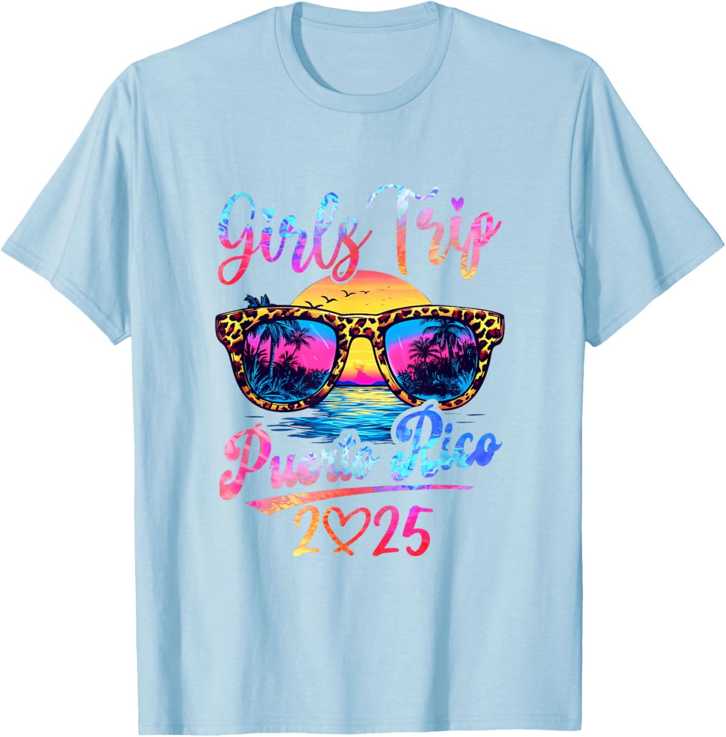 Girls Trip Puerto Rico 2025 Matching T-Shirt for Summer Vacation Fun - 13