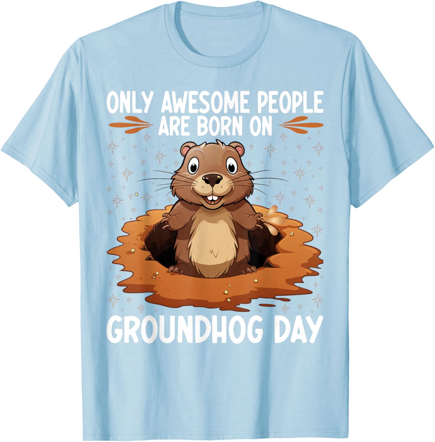 Funny Groundhog Day Birthday T-Shirt for Unique Celebrations - 1