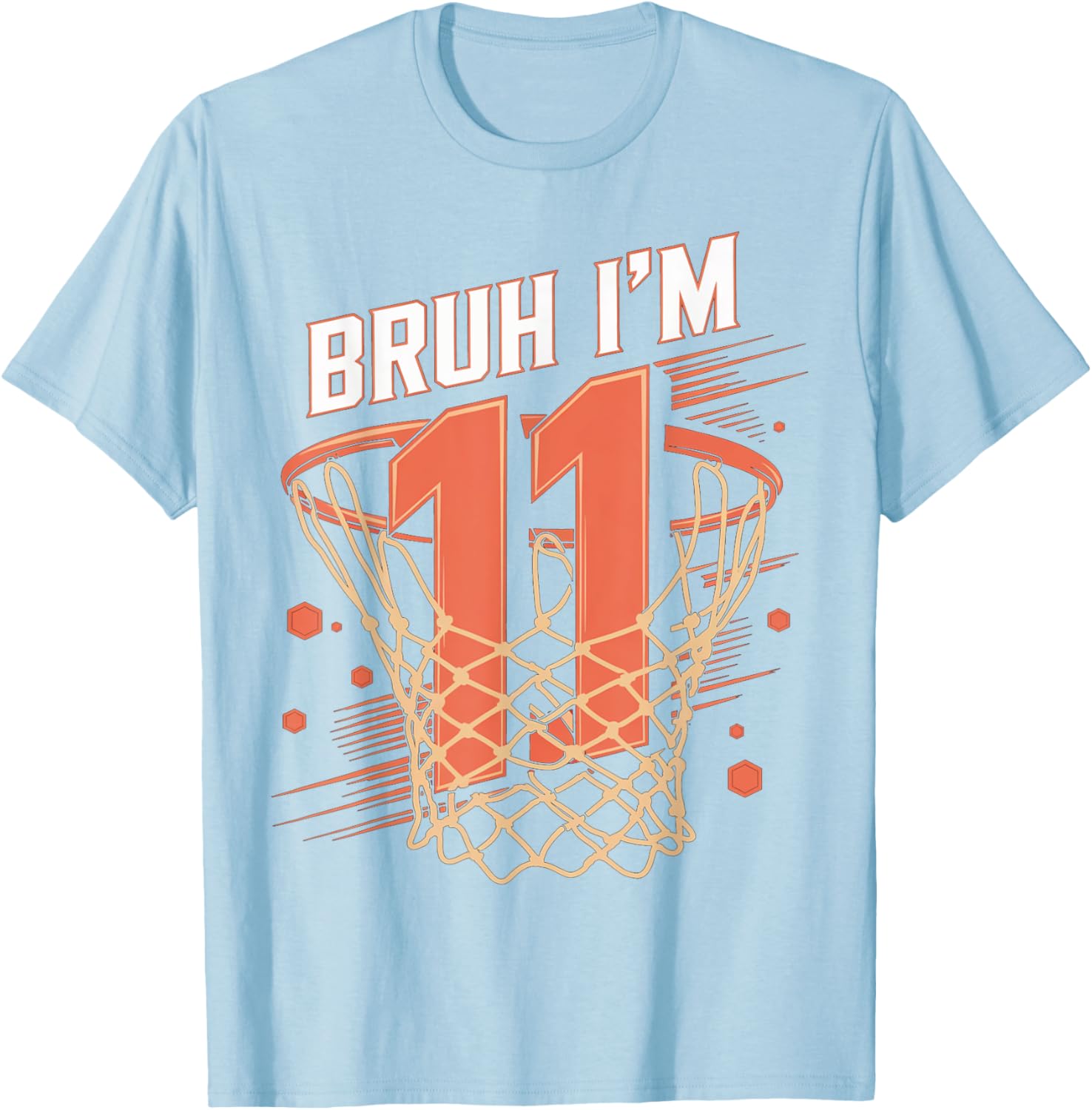 Cool Basketball Shirt for 11 Year Old Boys Birthday Celebration - 18