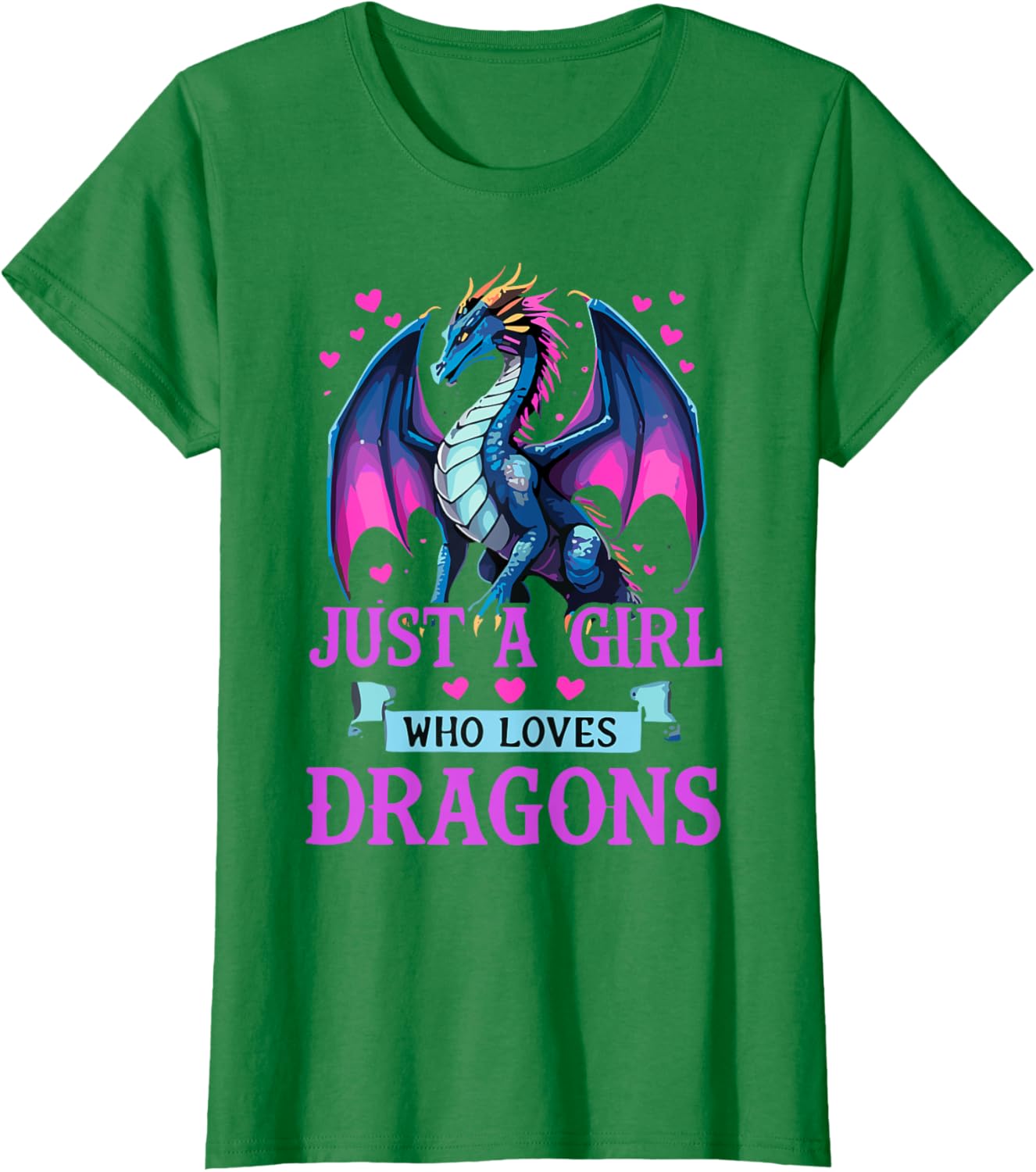 Cute Dragon T-Shirt for Girls Who Love Dragons | Fun and Stylish Apparel - 1