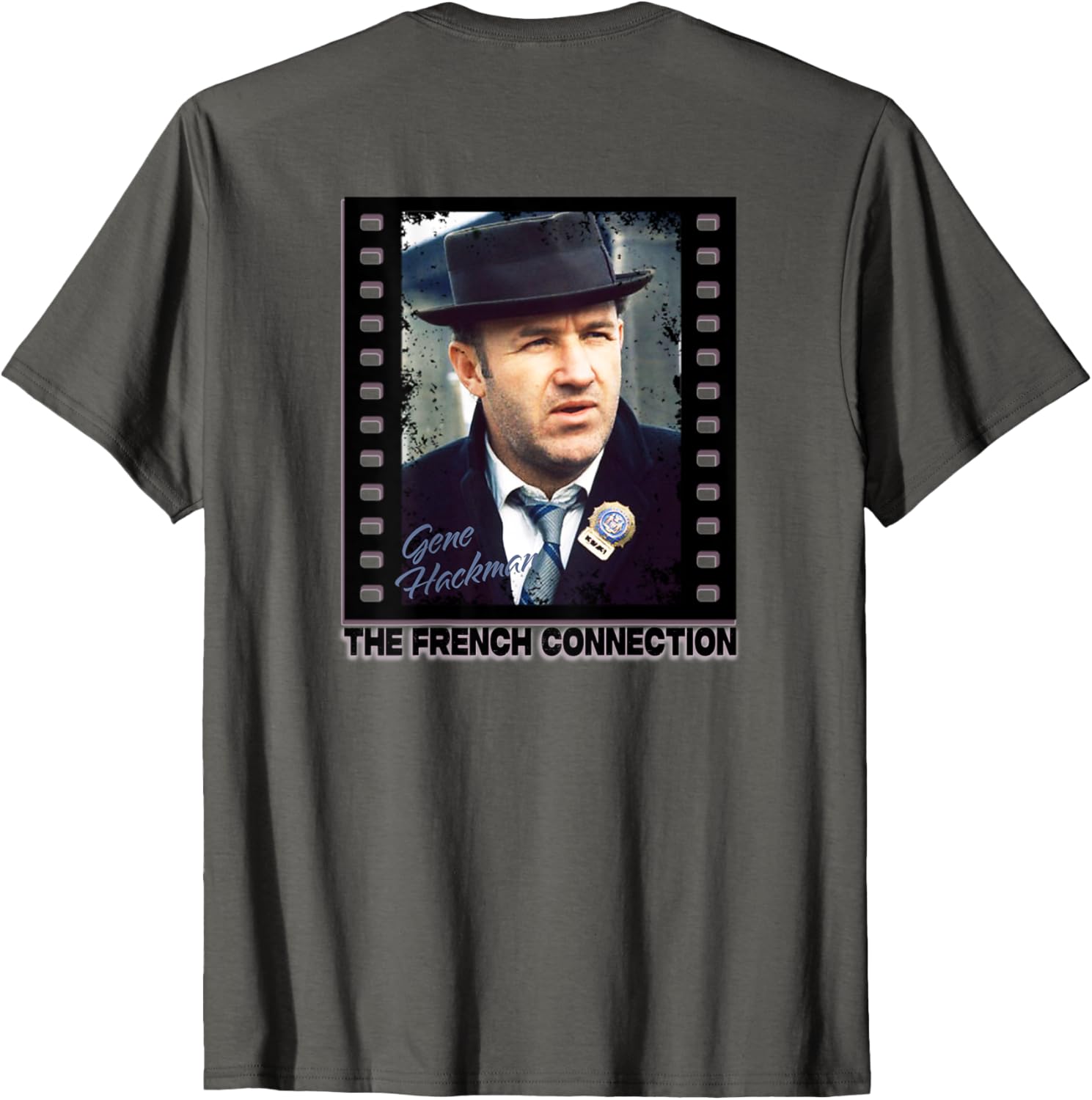 Gene Hackman Back Printed T-Shirt for Cool Casual Style and Comfort - 14