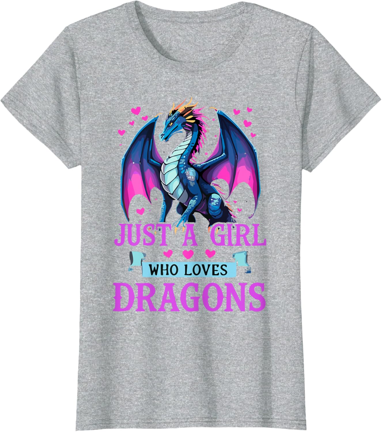 Cute Dragon T-Shirt for Girls Who Love Dragons | Fun and Stylish Apparel - 9