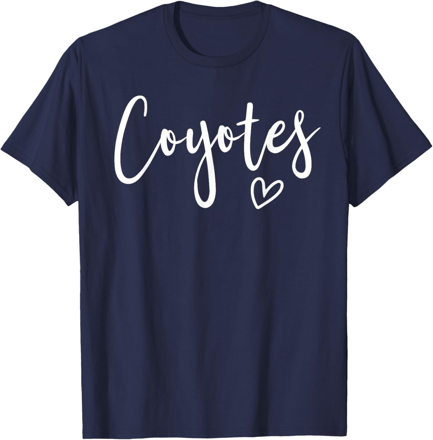 Coyotes High School Mascot Women's T-Shirt Stylish Team Apparel - 19