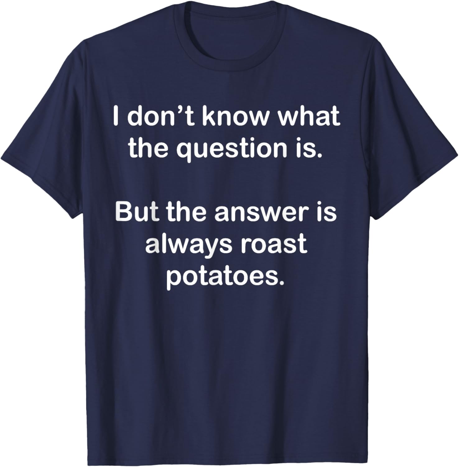 Funny British Food Love T-Shirt for Sunday Roasts and Roast Potatoes - 4